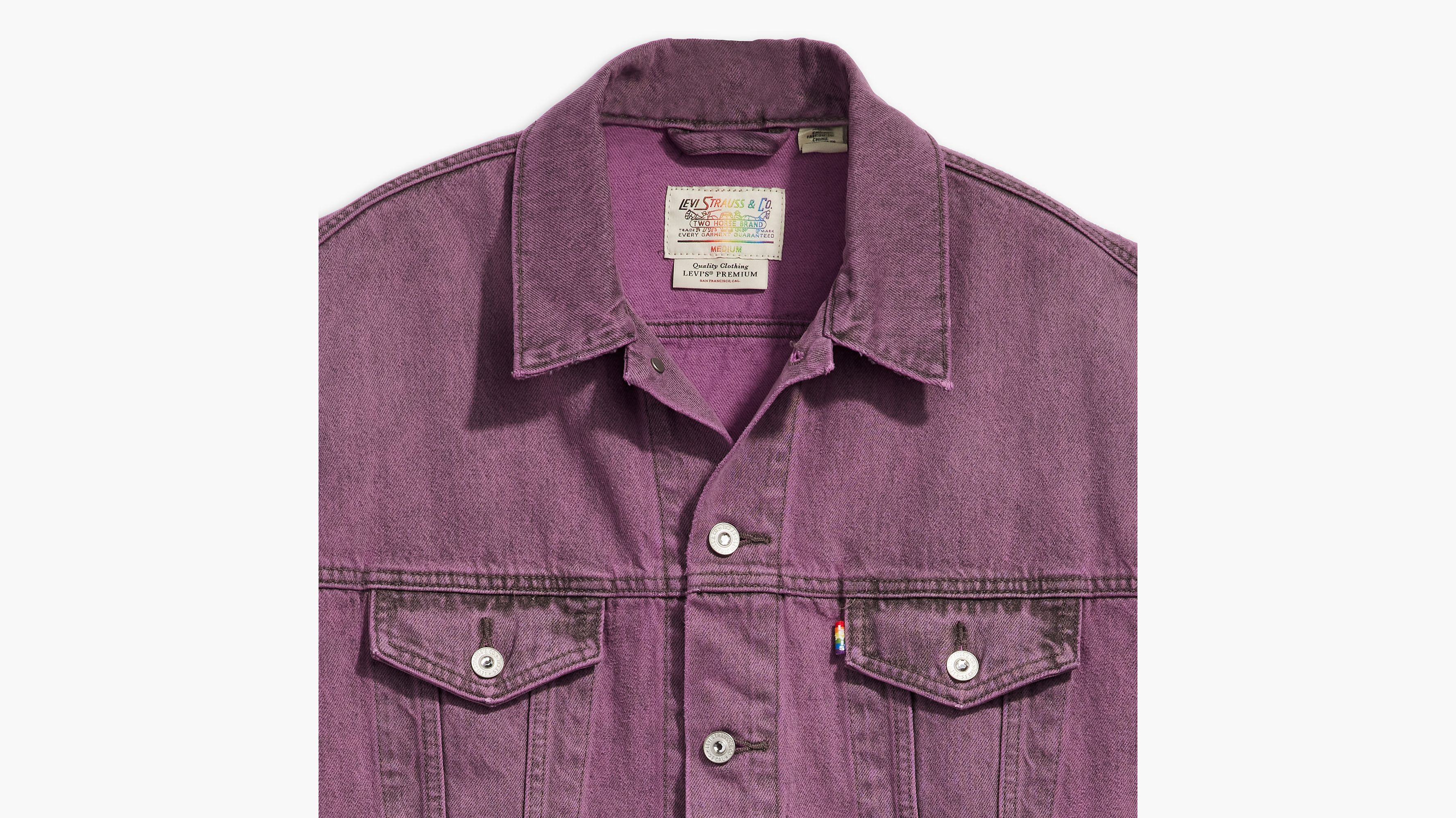 Levi's Purple Jean Jackets