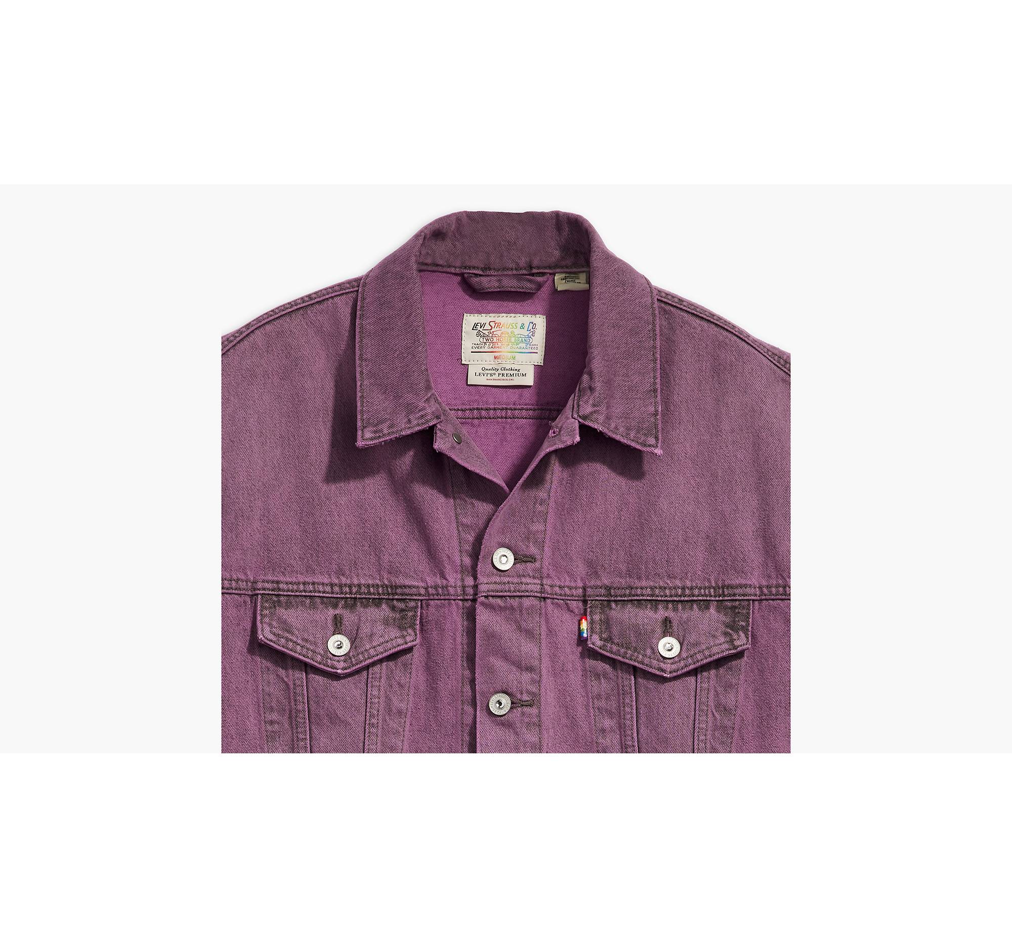 Levi's Purple Denim Jacket