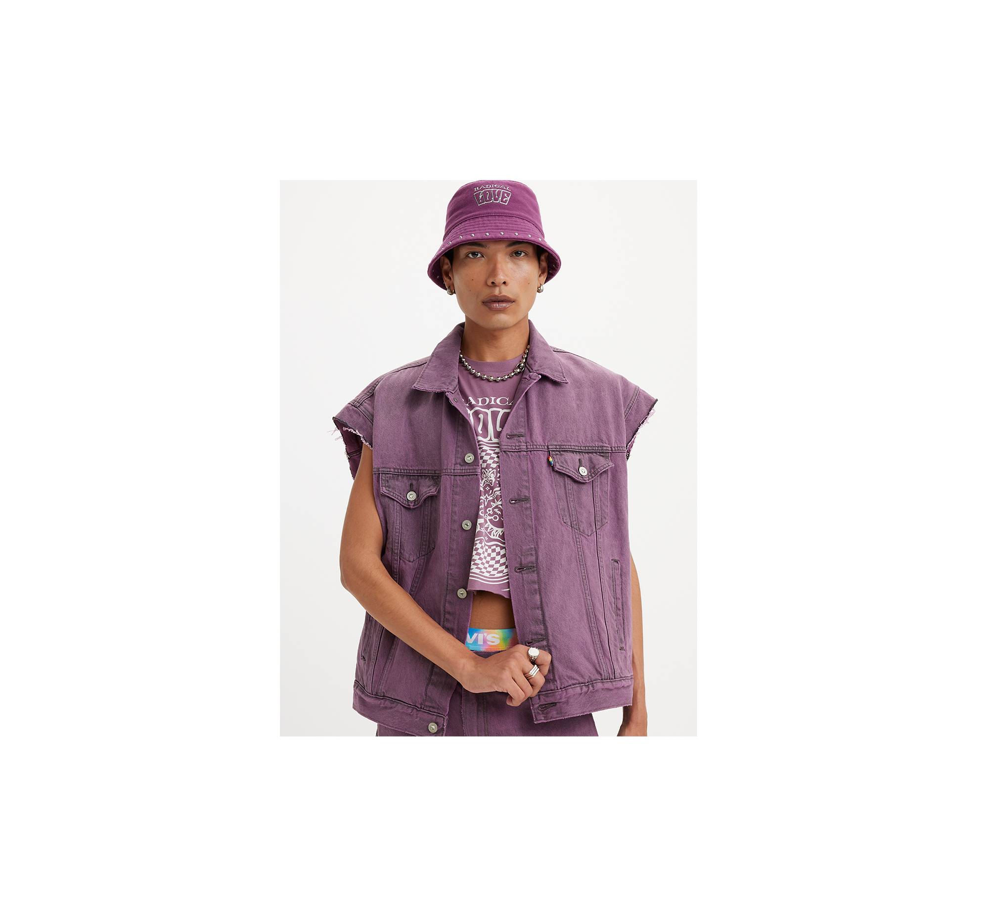 Levi's Purple Jean Jackets