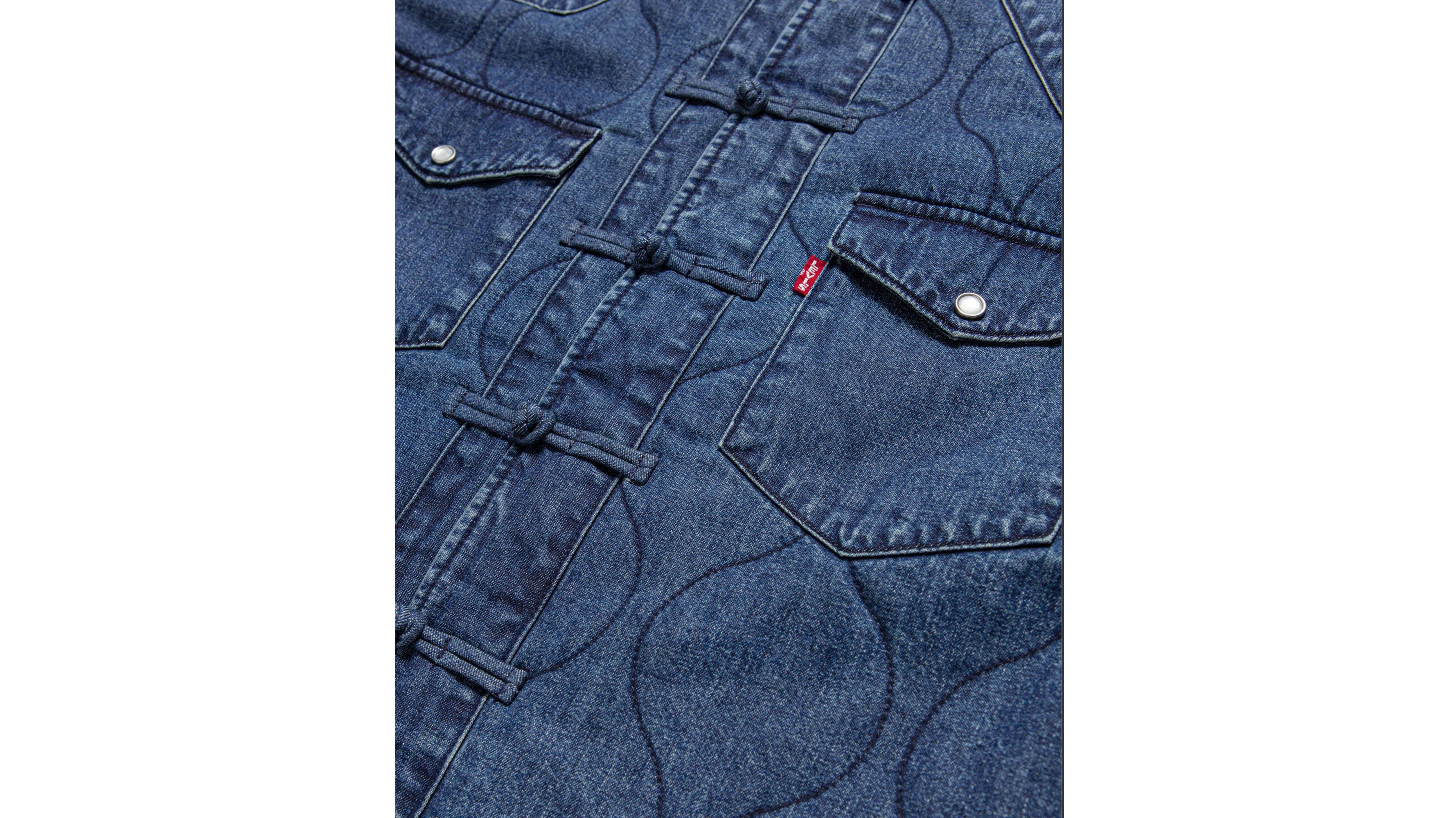 Giacca-camicia western imbottita in denim Levi's® X CLOT 5