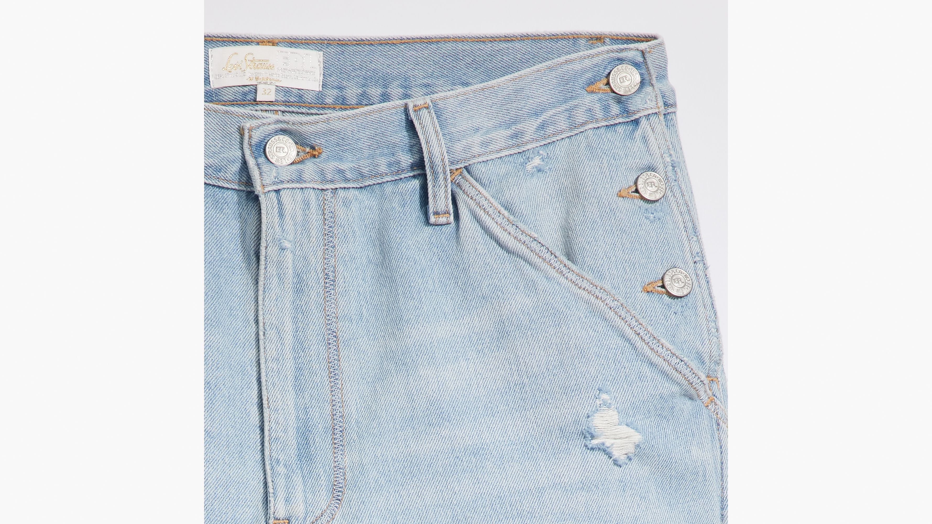 Levi's® X Erl Men's Overall Shorts - Light Wash | Levi's® US