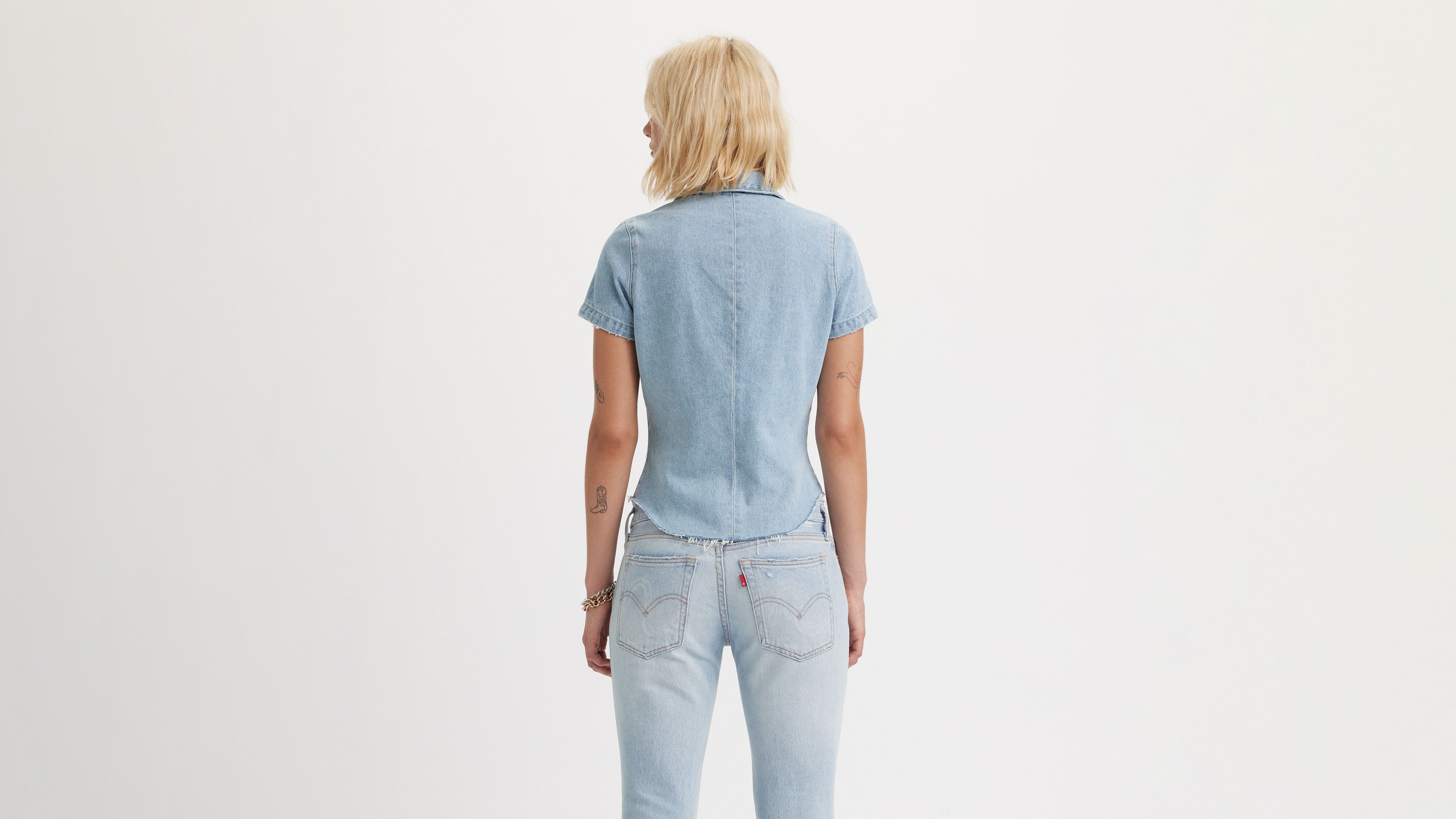 Levi’s® x ERL Fitted Denim Shirt 3