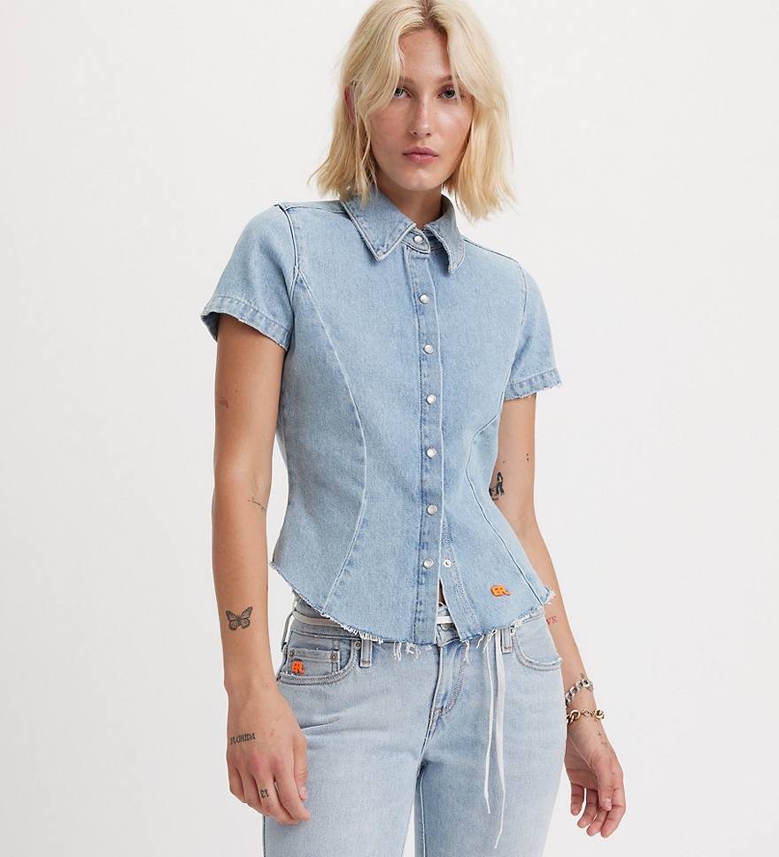 Levi’s® x ERL Fitted Denim Shirt 1