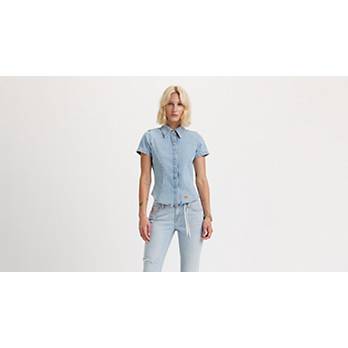 Levi’s® x ERL Women's Fitted Denim Shirt 2