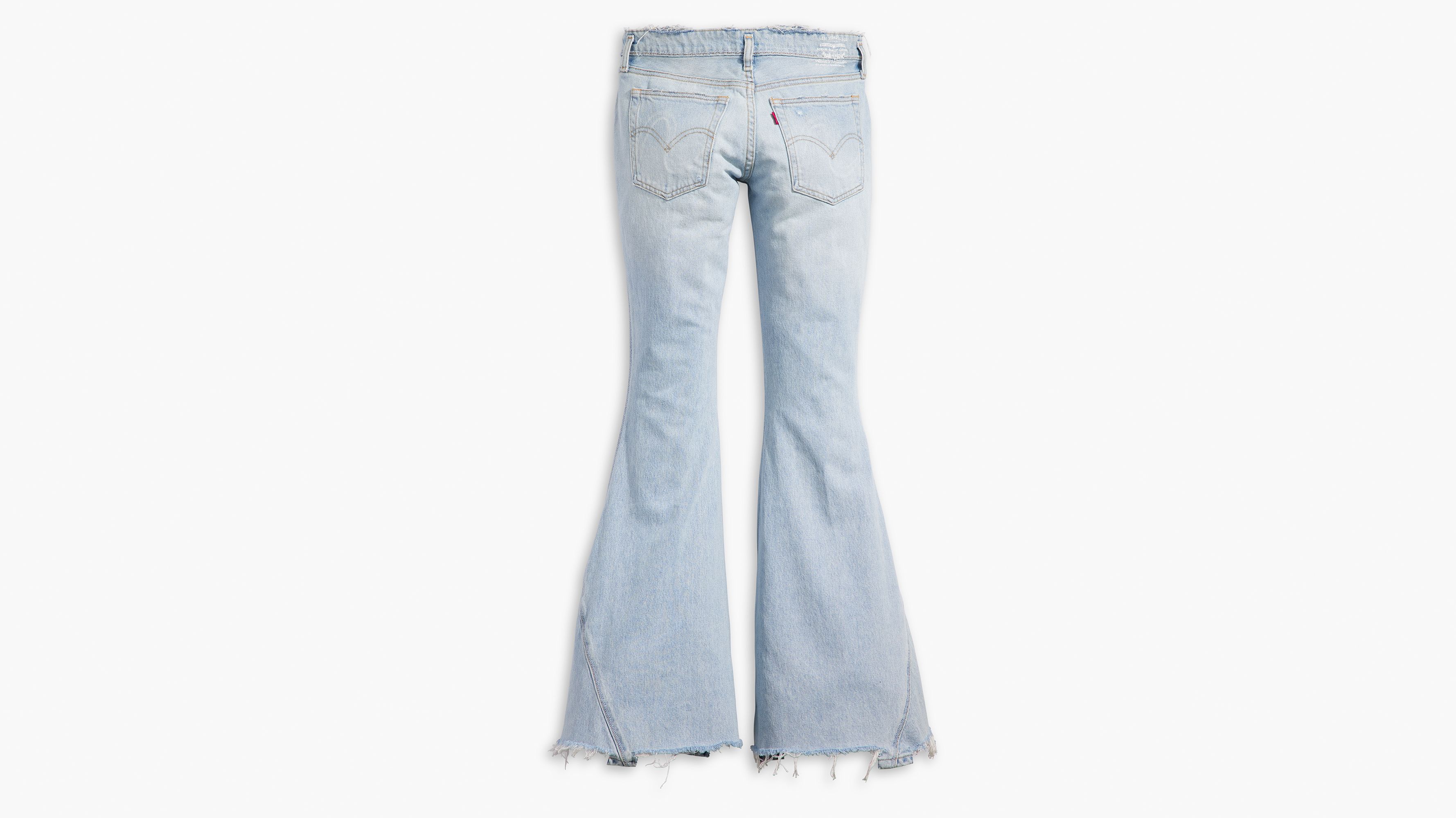 X LEVIS WOMEN'S PLAIN FLARE DENIM BLUE