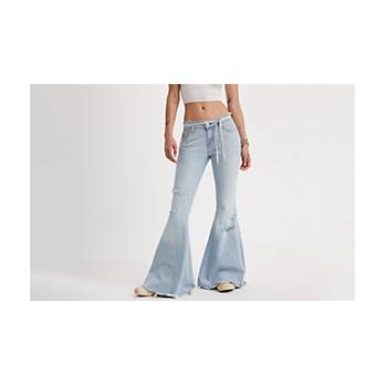 Levi's® x ERL Flare Jeans med låg midja 5