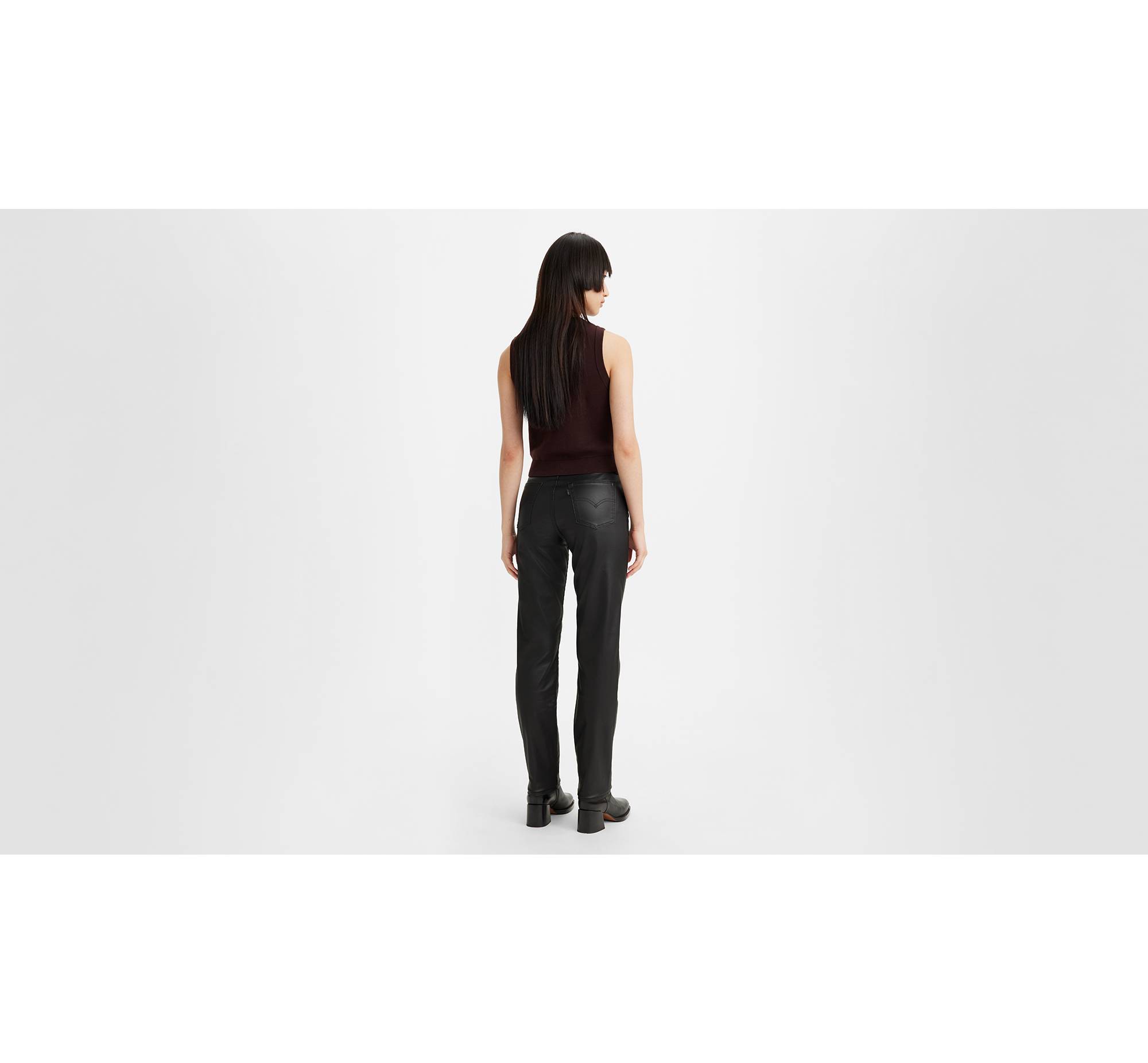 Womens Skinny Fit Coated Jeans