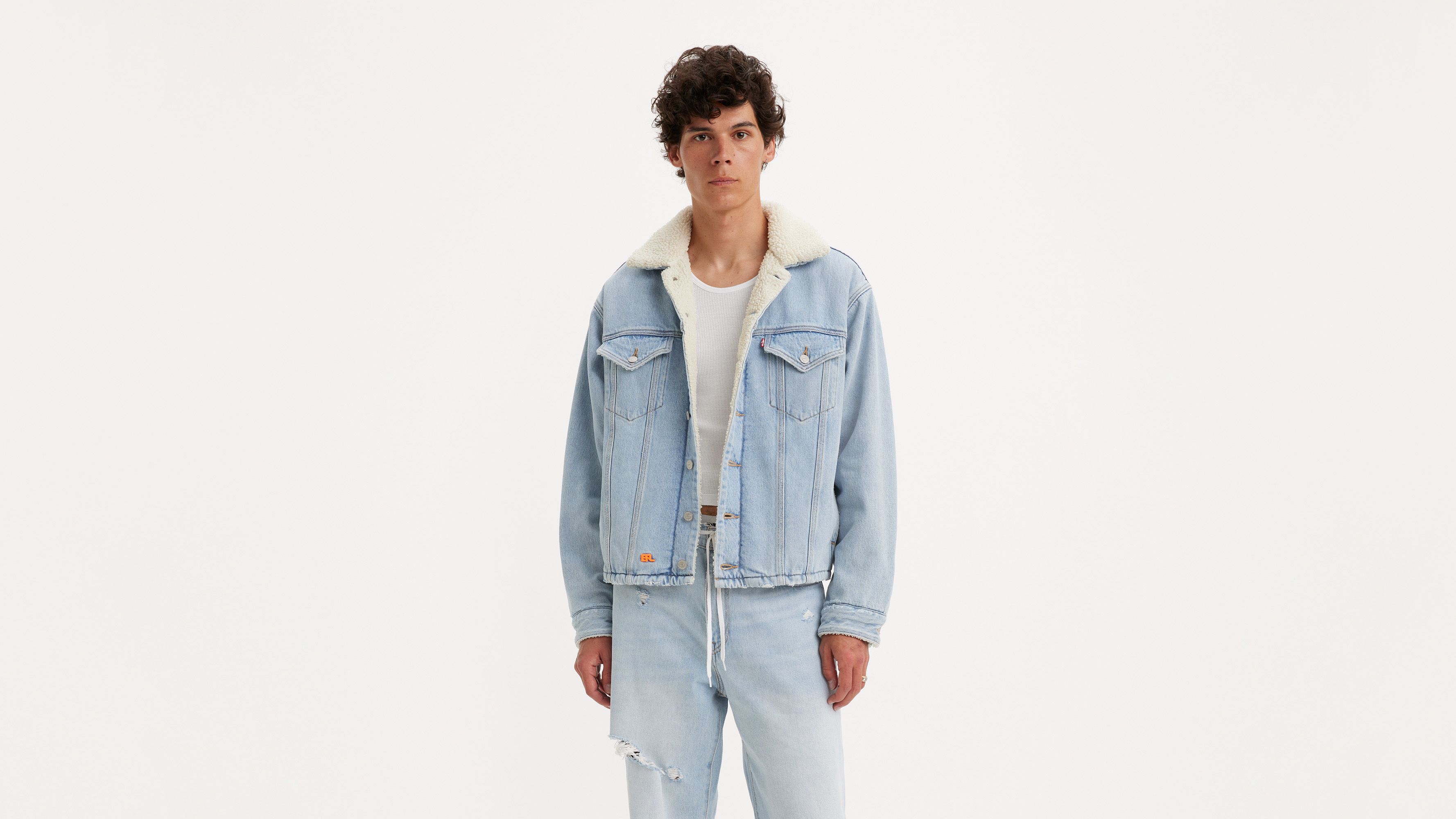 Sherpa levis jacket on sale mens