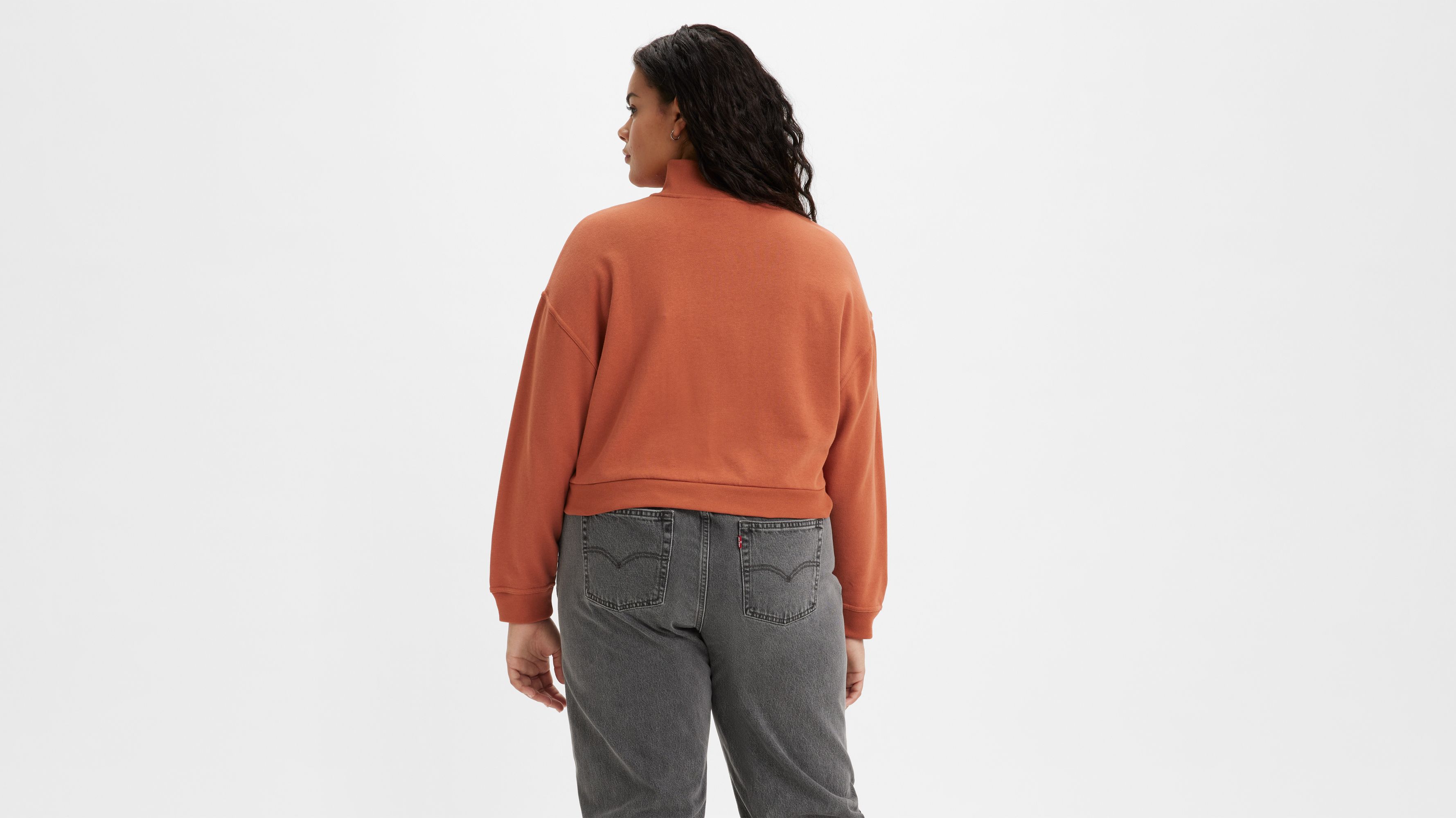 Cosmo 1/4 Zip Sweatshirt (Plus) 2