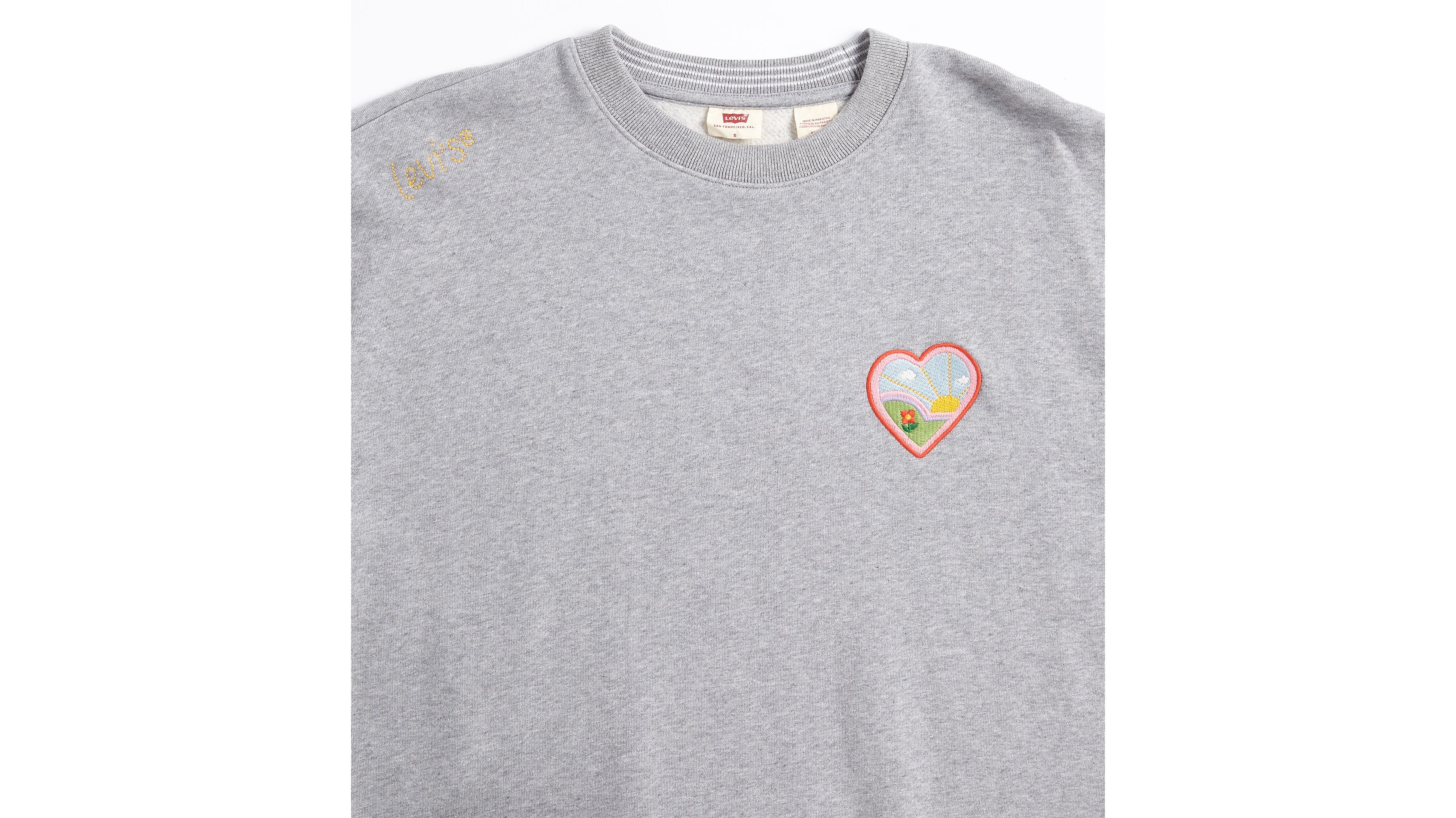 Graphic Salinas Crewneck Sweatshirt - Grey | Levi's® AT