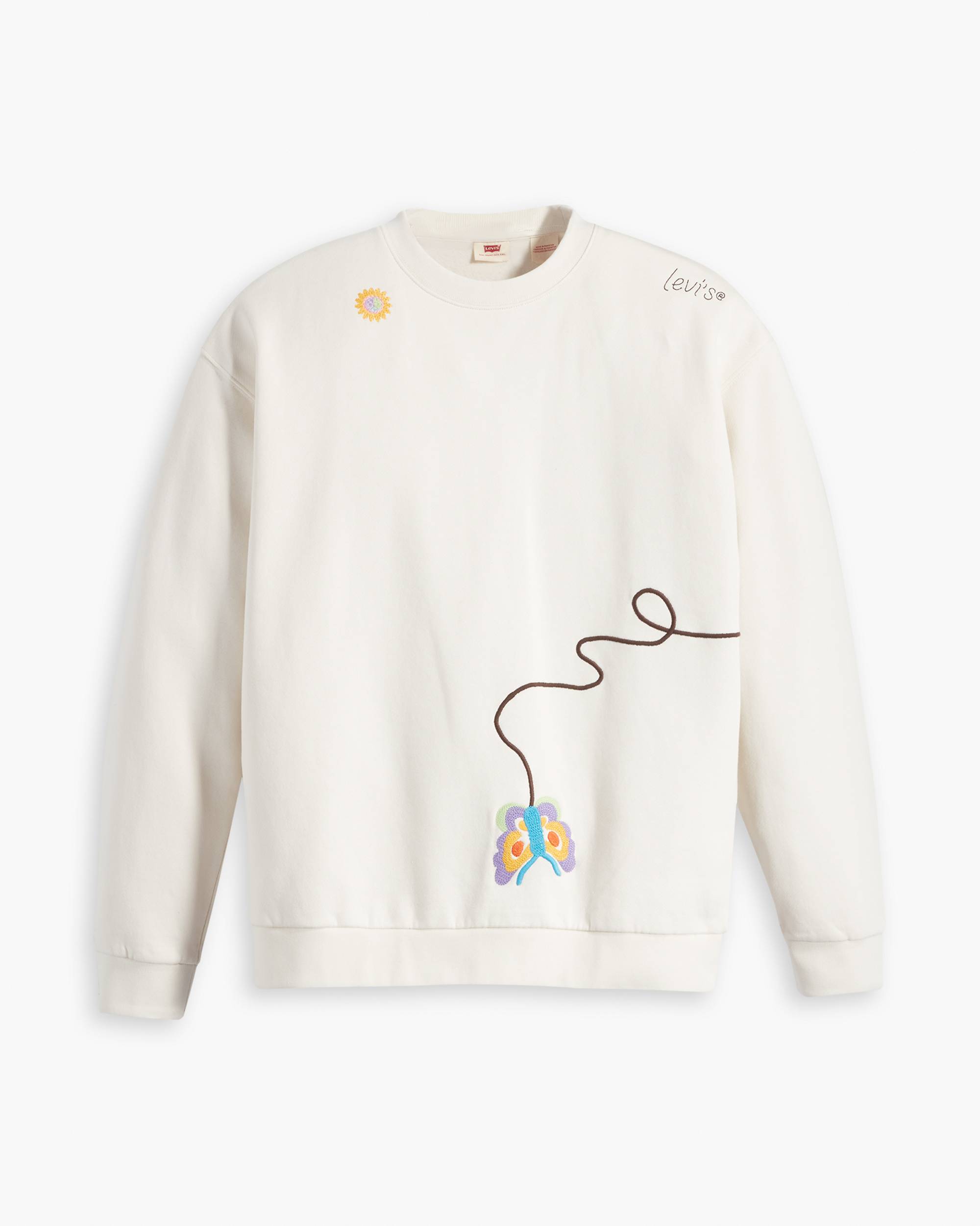 Graphic Salinas Crewneck Sweatshirt - White | Levi's® US Graphic Salinas Crewneck Sweatshirt - White | Levi's® US