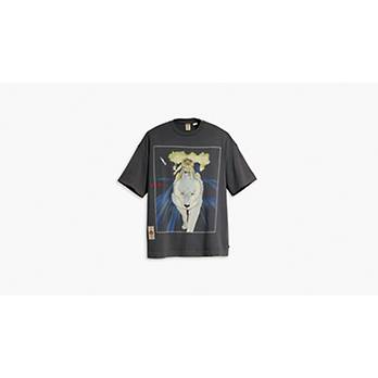 Levi's® X Princess Mononoke San & Wolf T-shirt - Black | Levi's® CA