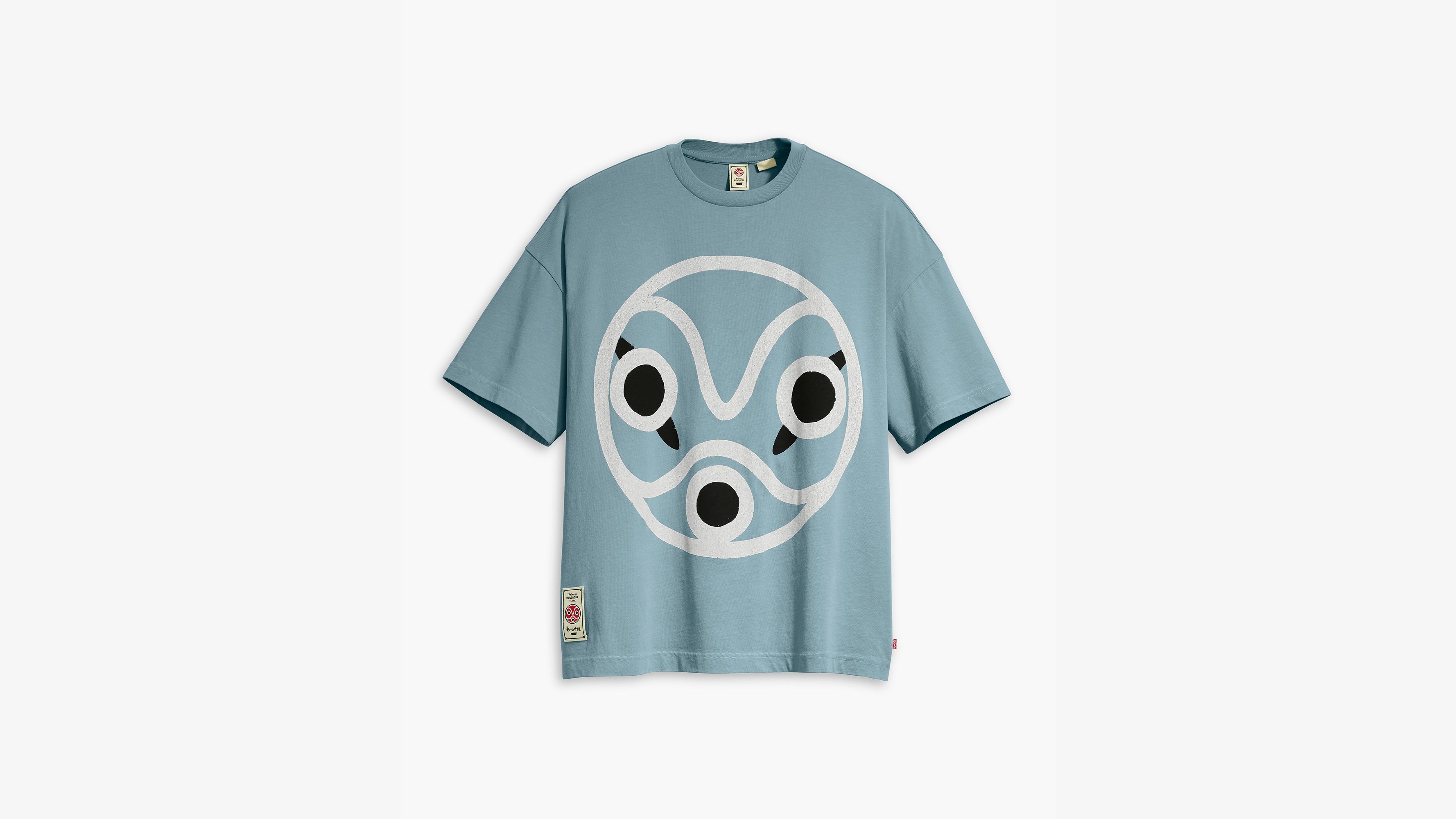 Levi's® X Princess Mononoke San's Mask Tee - Blue | Levi's® GB