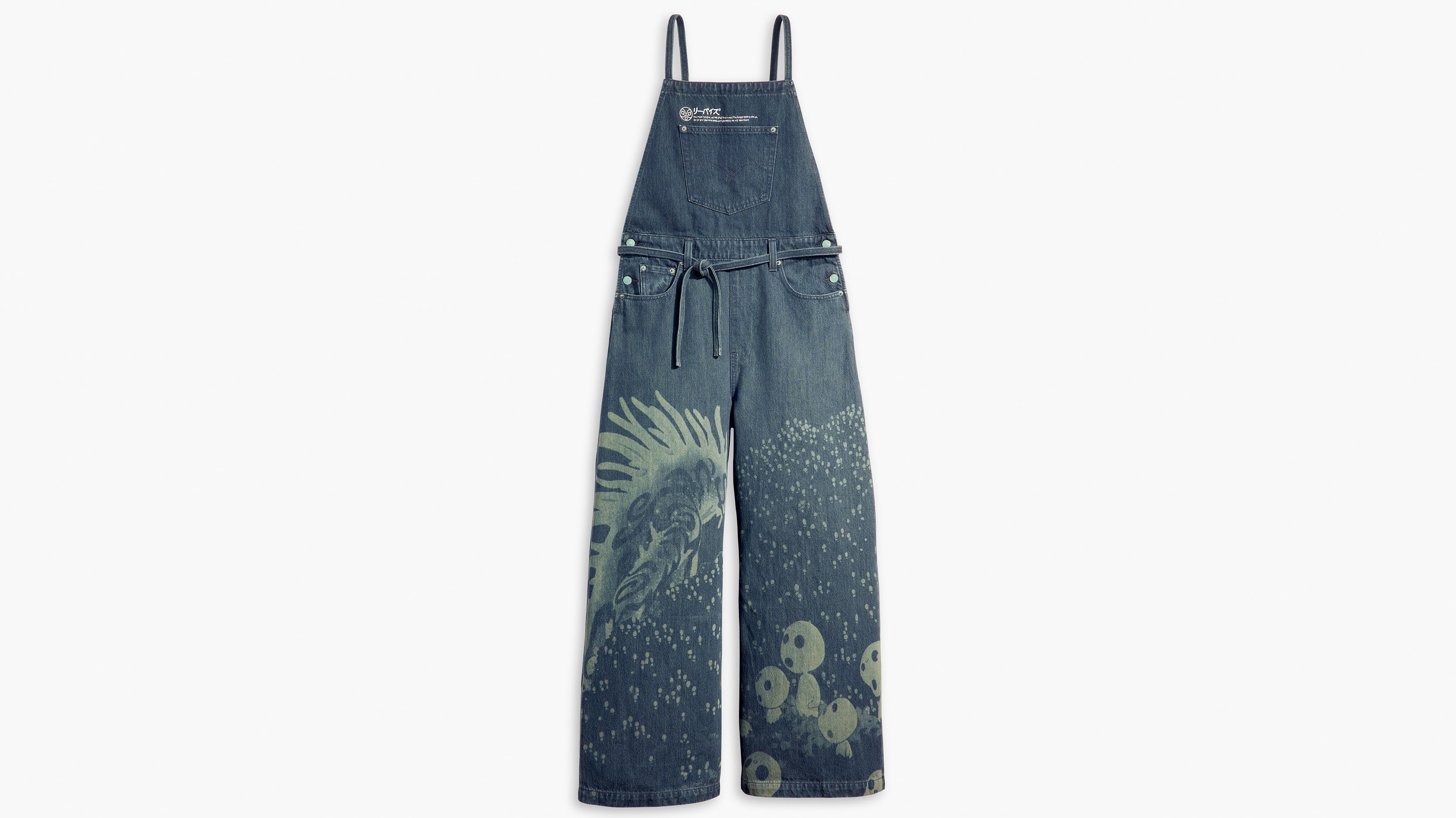 Levi's® X Princess Mononoke Kodama Overalls - Blue | Levi's® BE