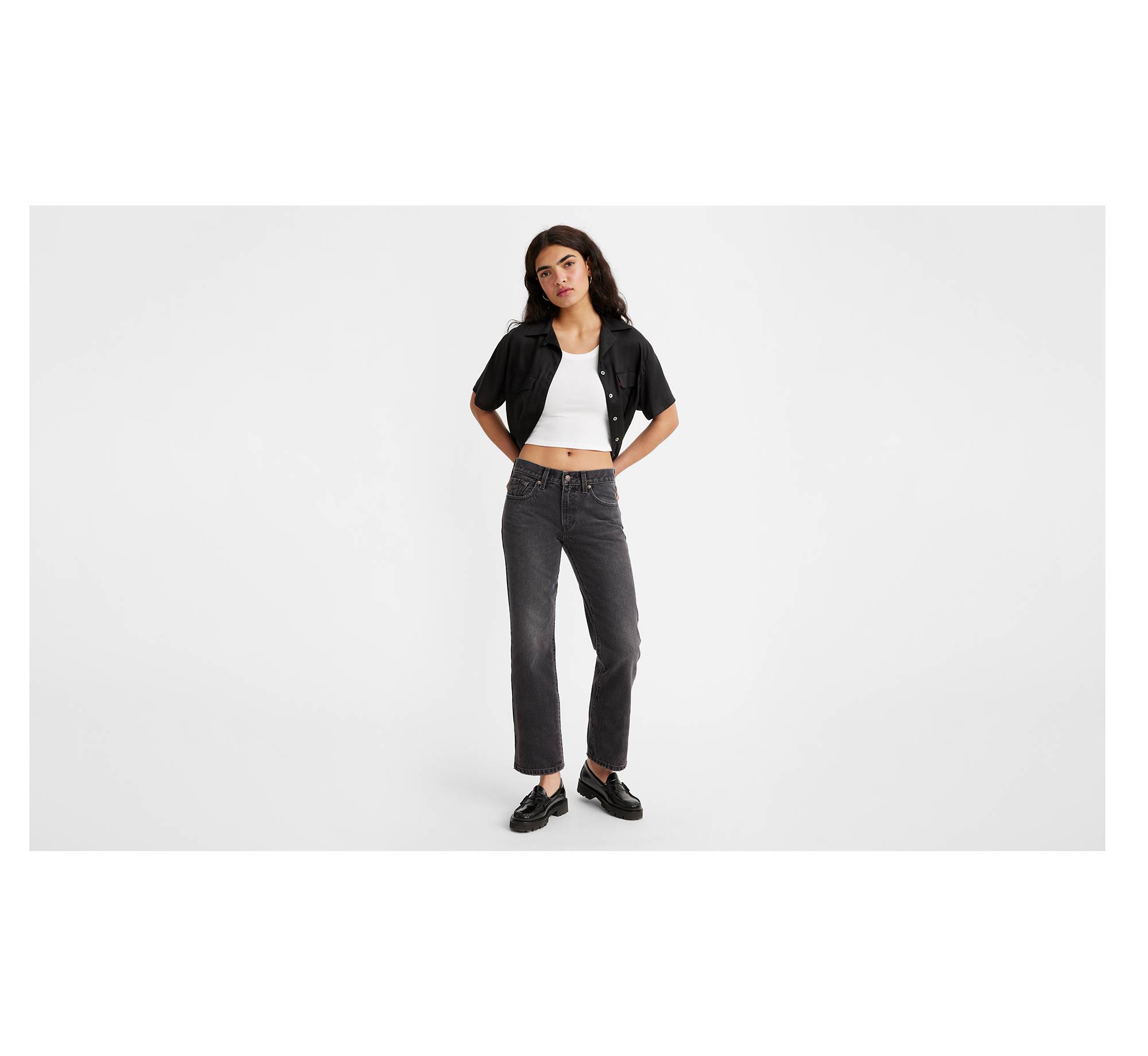 Middy Bootcut Women's Jeans - Black | Levi's® US
