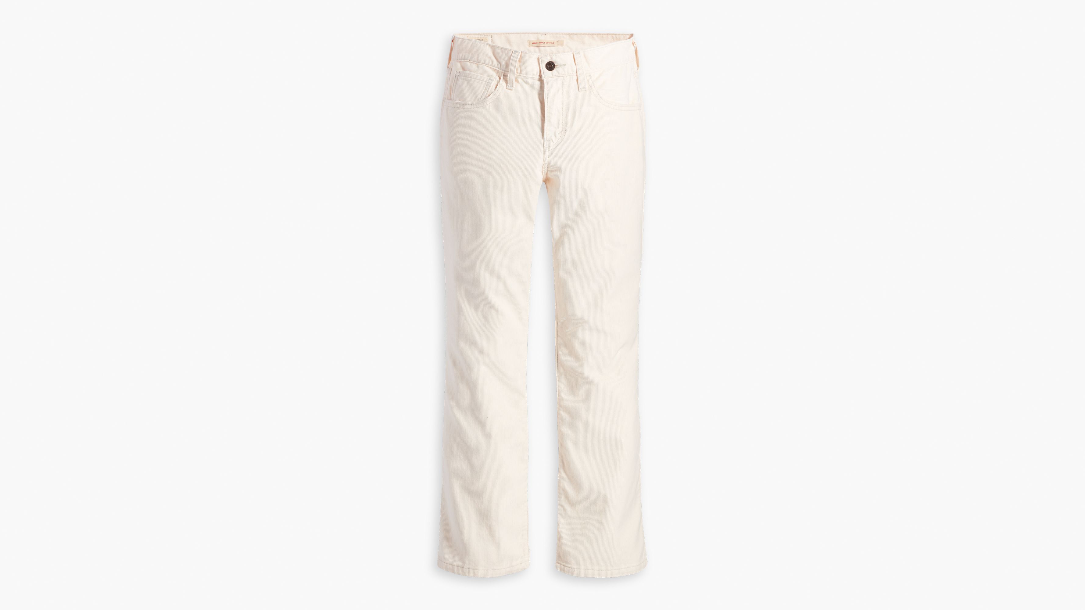 WHITE CORDUROY PANTS