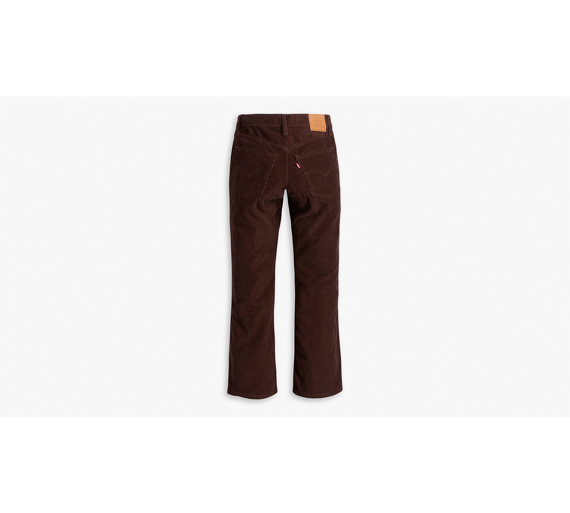 Chocolate Brown Control Stretch Pull On Ankle Pant