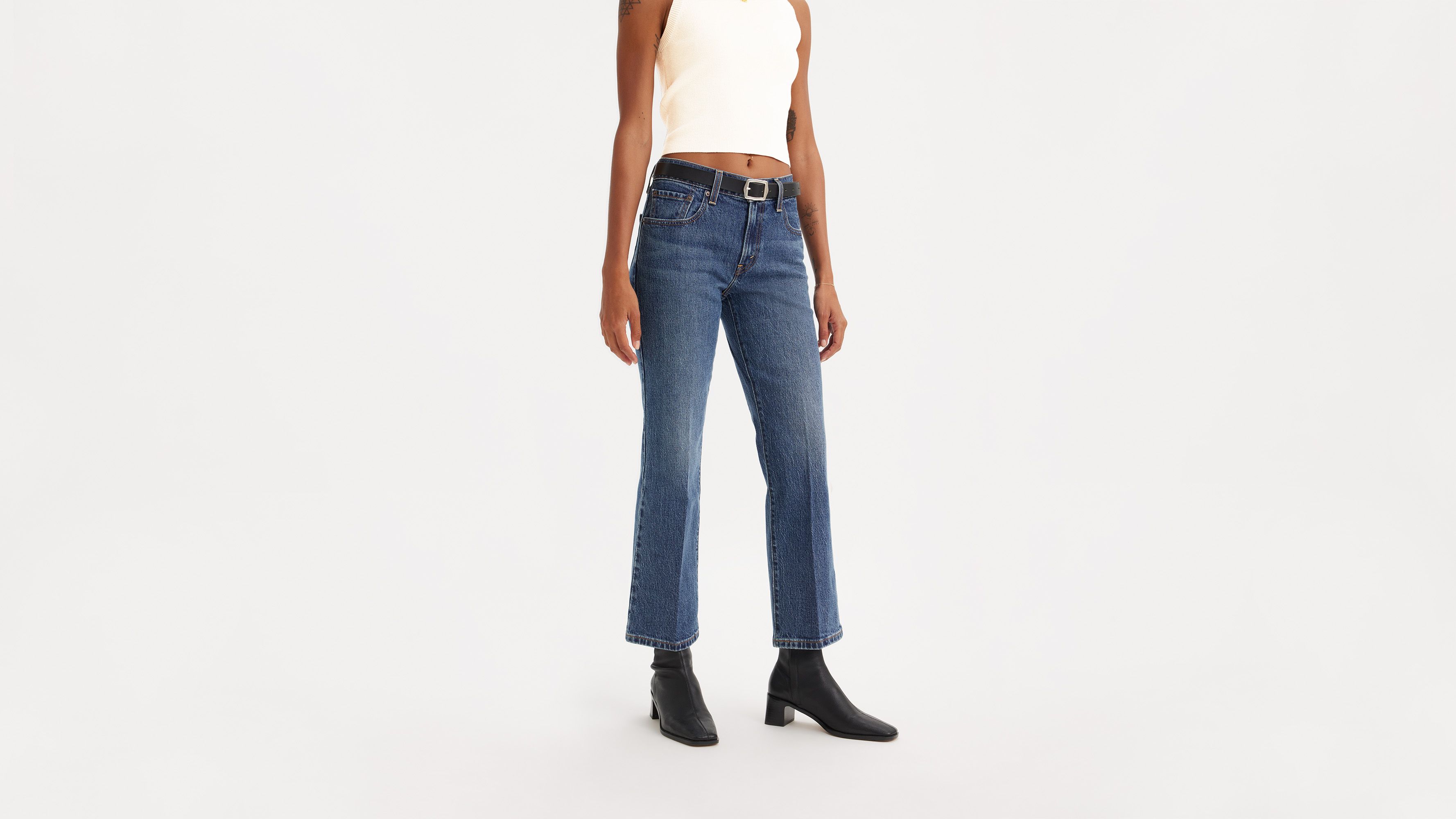 Premium Seriously Stretchy Mid-Rise Bootcut Jean***