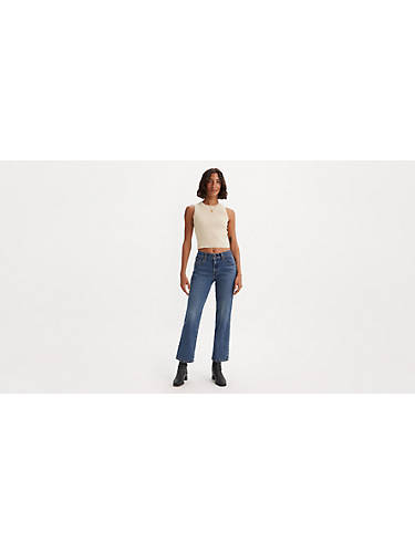 리바이스 Levi Middy Bootcut Womens Jeans,New Point Of View - Dark Wash