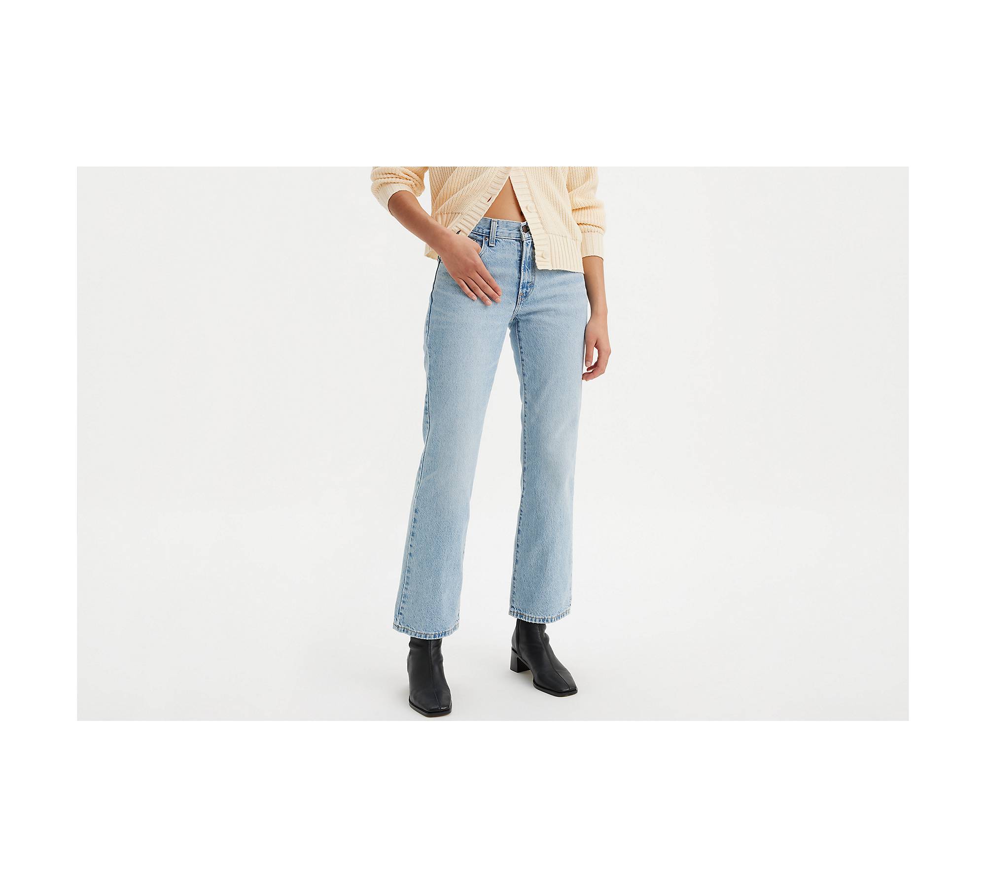 Middy Ankle Bootcut Women's Jeans - Light Wash