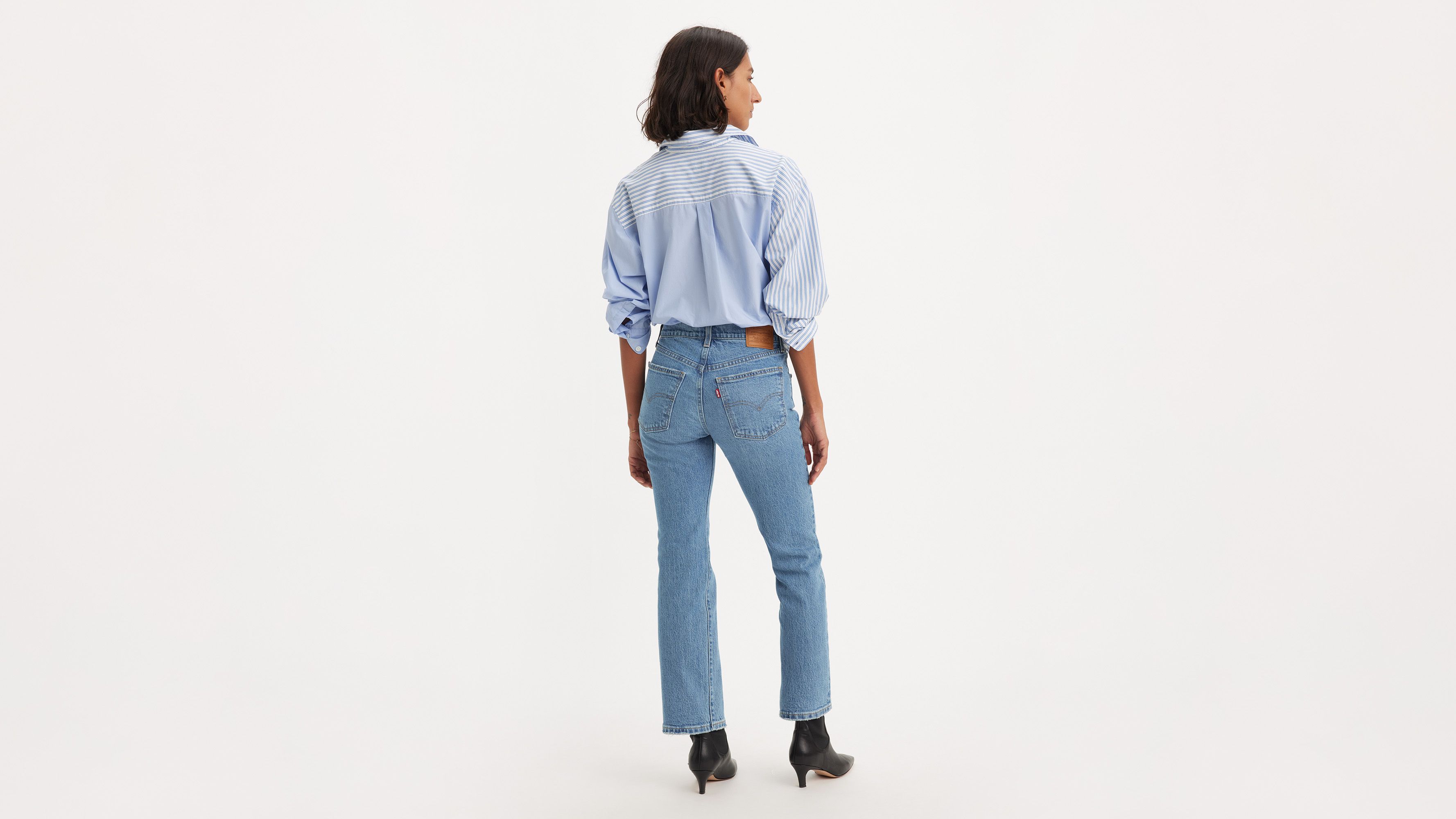 Levi's Middy Bootcut Women's Jeans 25x31 In In Patches