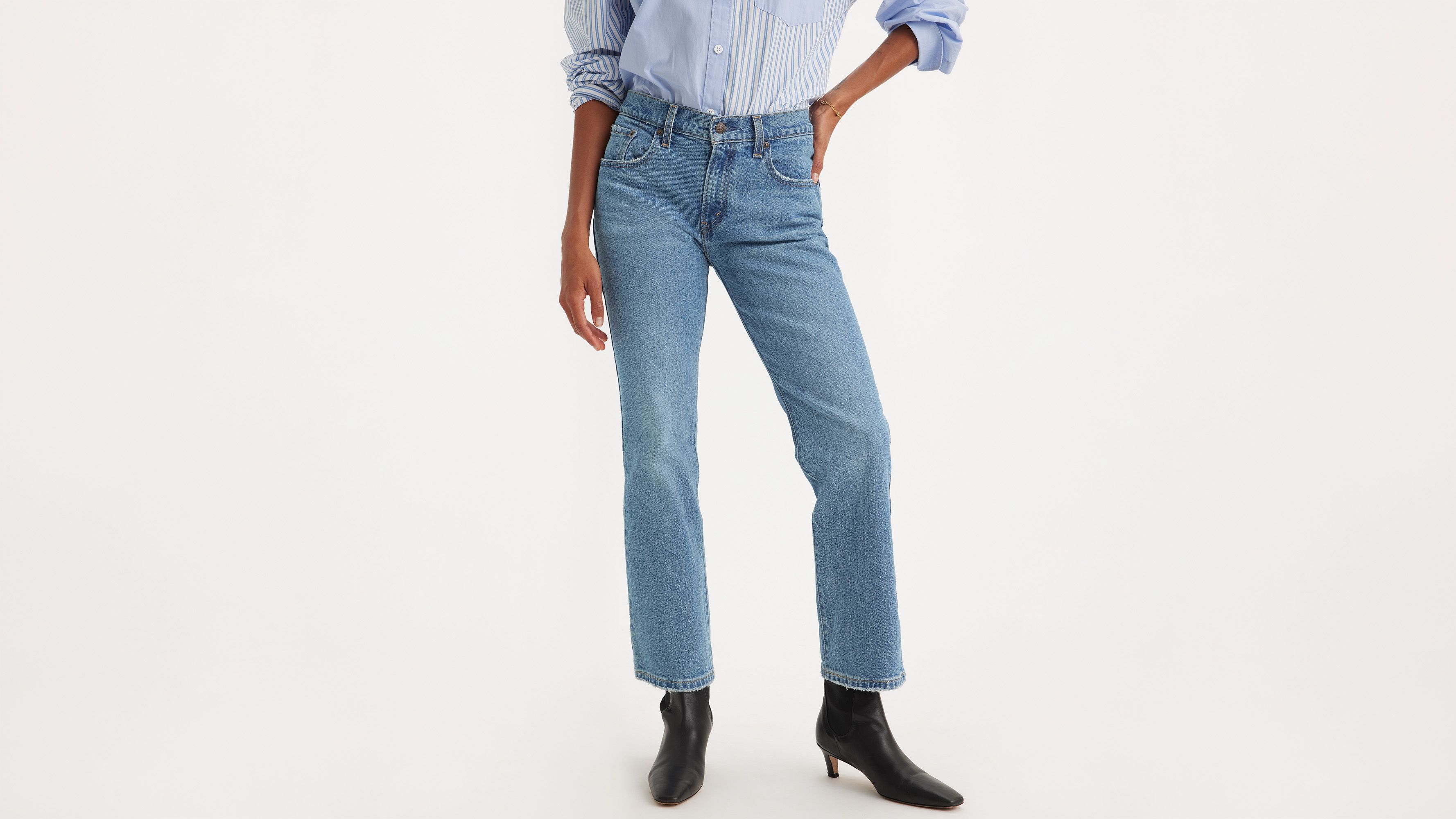 Levi's Middy Bootcut Women's Jeans 25x31 In In Patches
