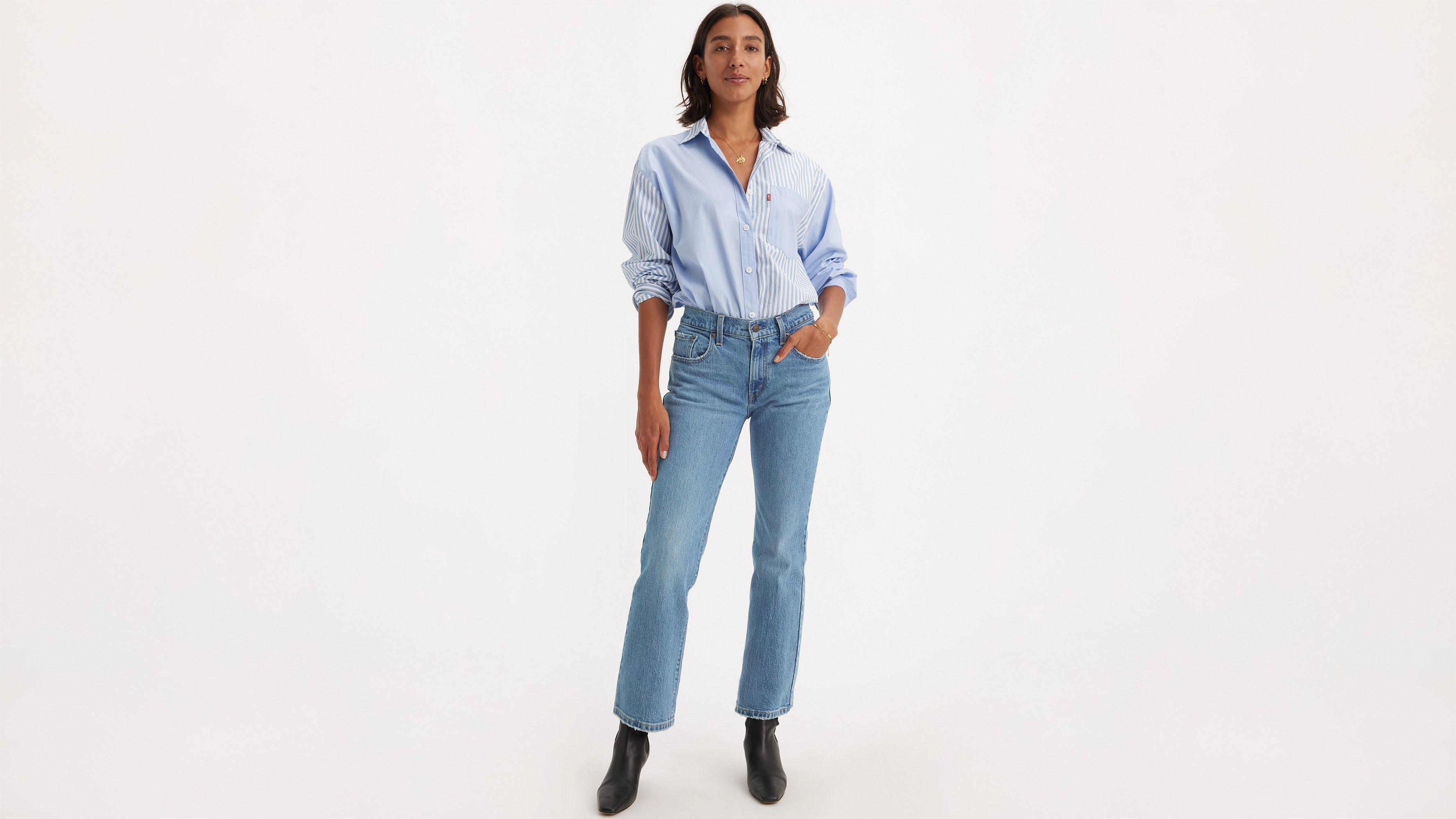 Levi's Middy Bootcut Women's Jeans 25x31 In In Patches