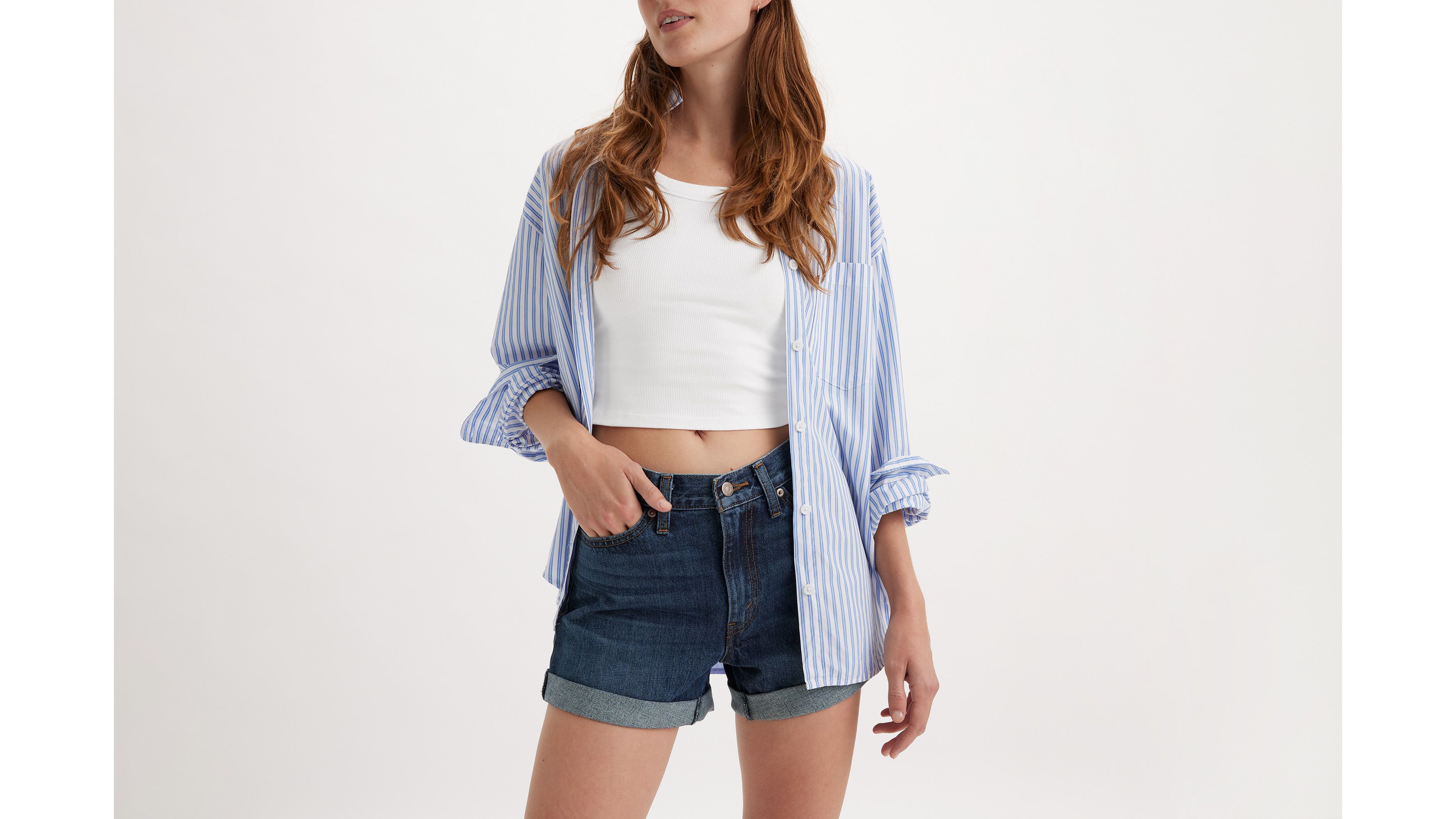 LEVI'S 80'S MOM SHORTS 
