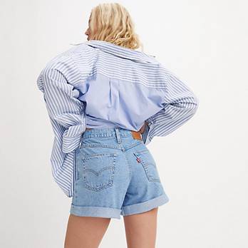 Rolled 80s Mom Women's Shorts 2