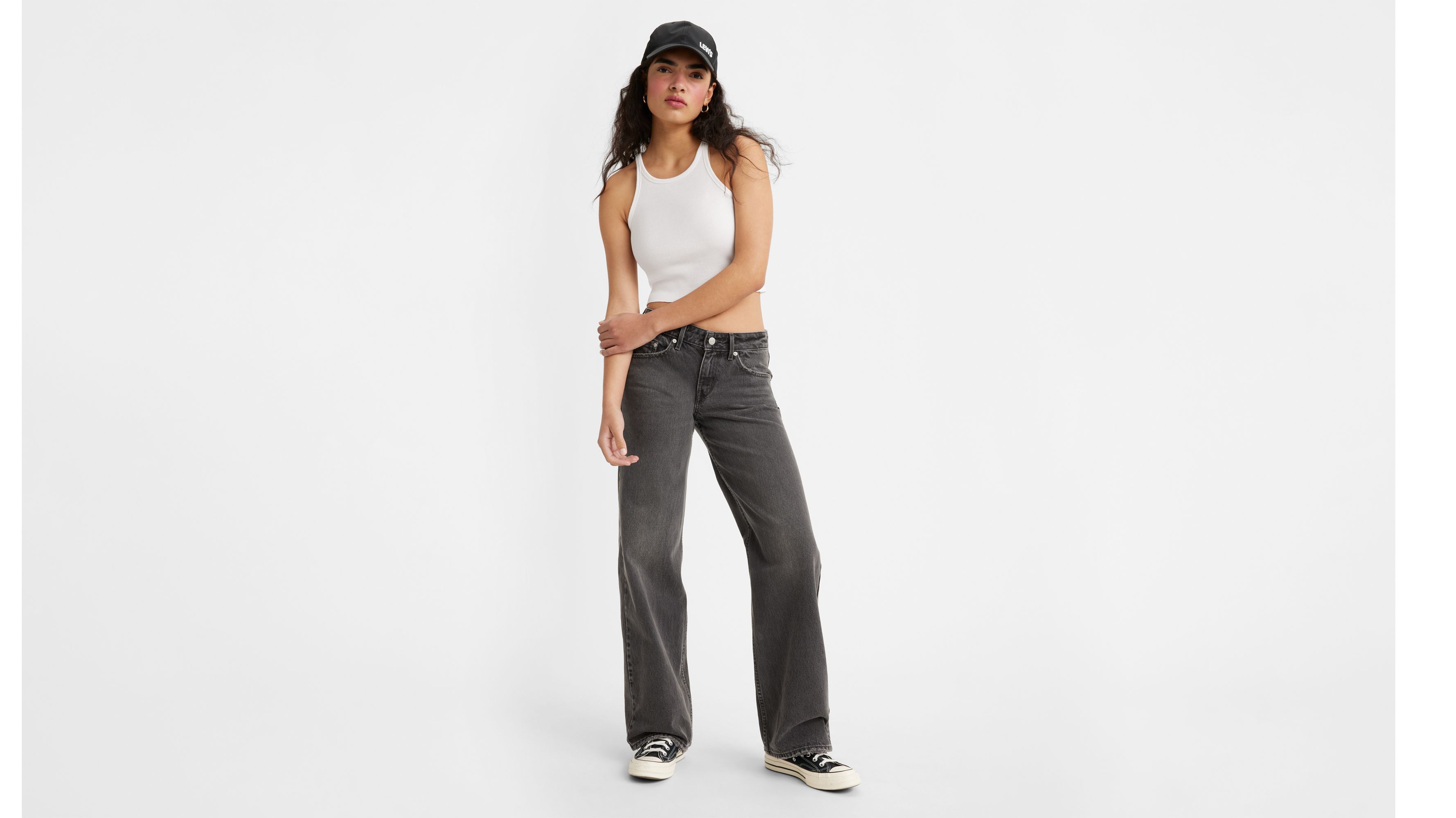 Women's Low Rise Baggy Jean, Women's Bottoms