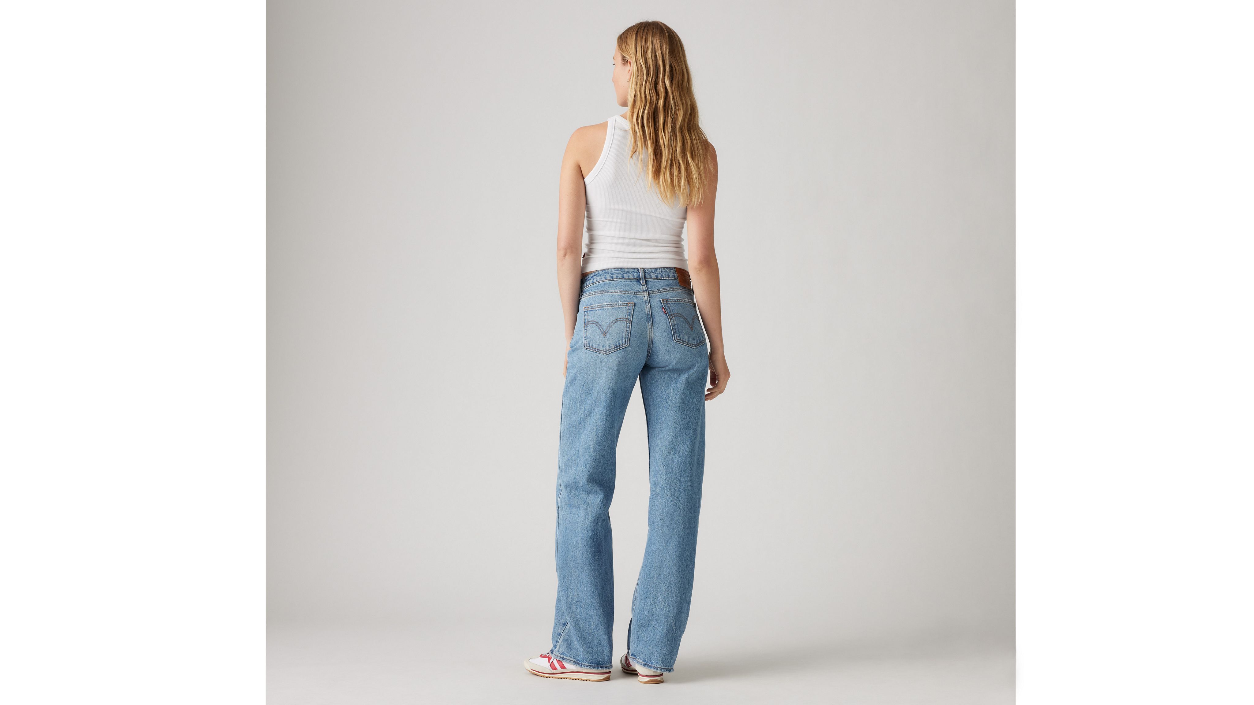 Low rise levi's store jeans womens