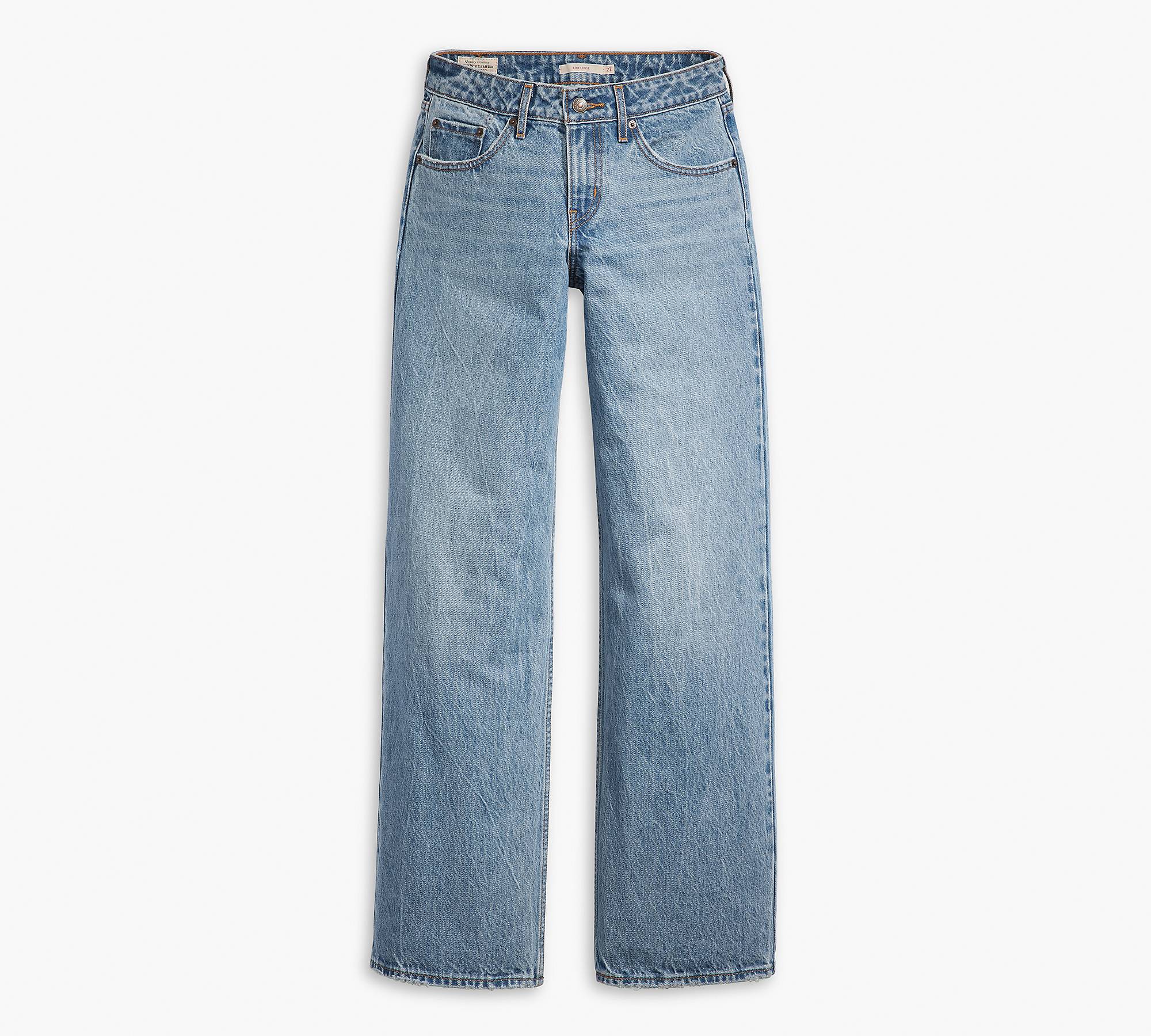 Low Loose Women's Jeans - Medium Wash