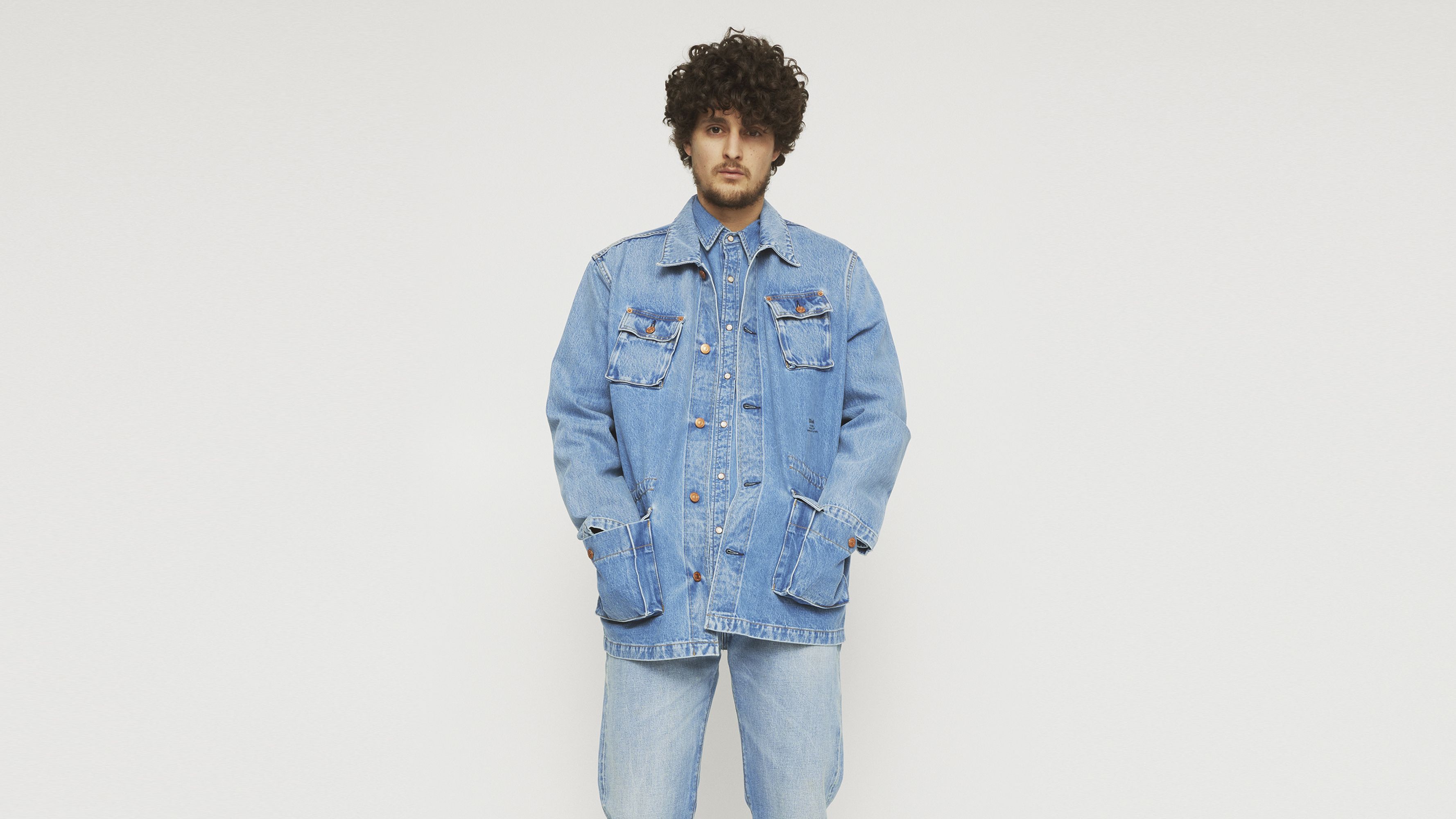 Levi's® X Jjjjound Utility Jacket - Medium Wash | Levi's® US