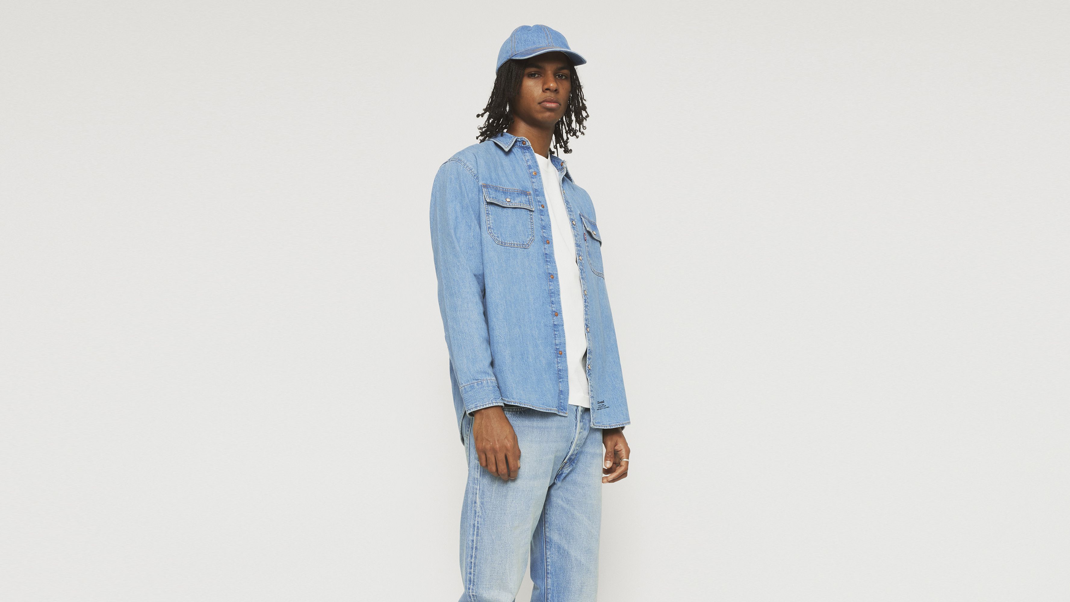 Levi's® X Jjjjound Western Denim Shirt - Medium Wash | Levi's® US