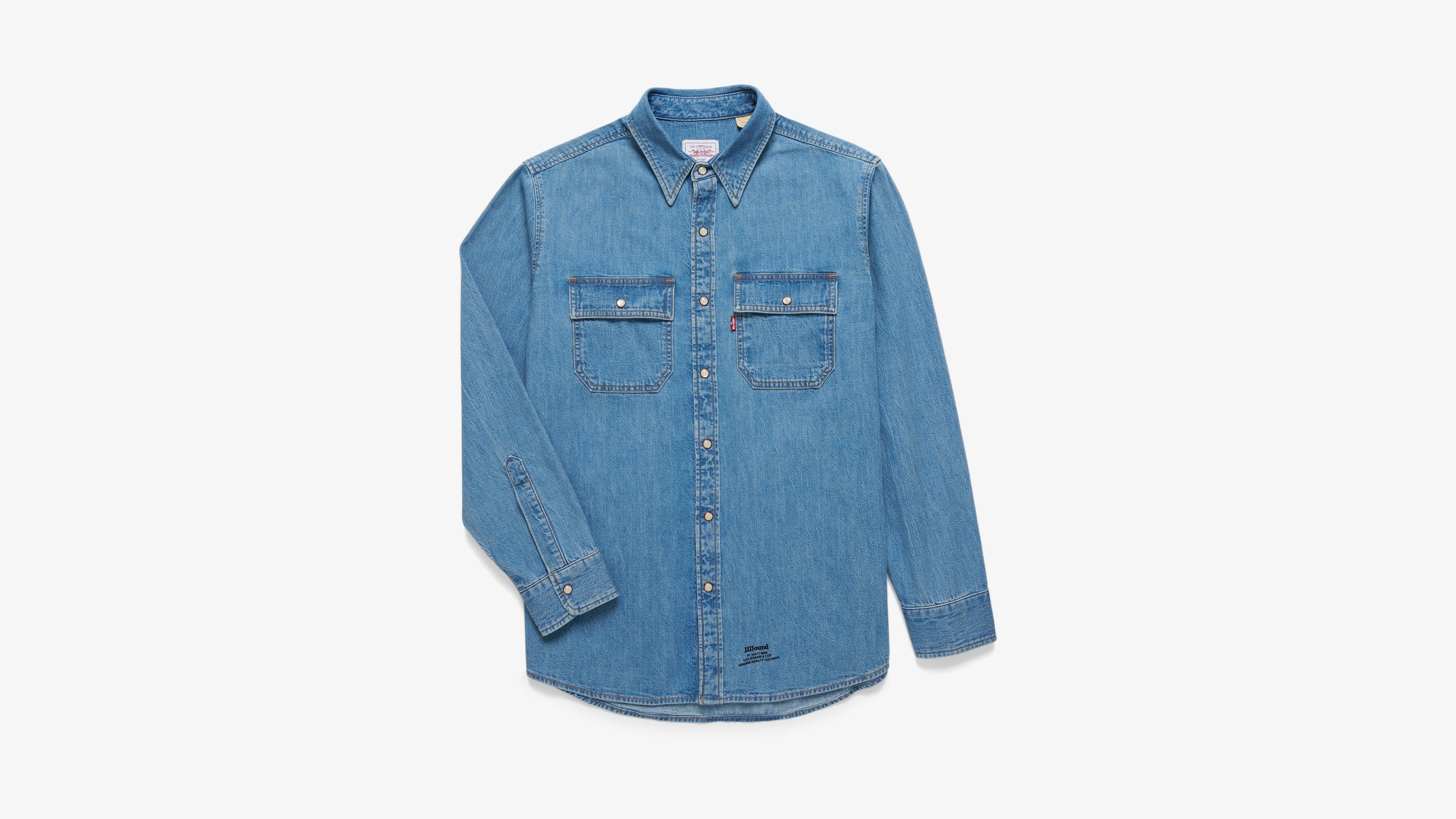 Levi's® X Jjjjound Western Denim Shirt - Medium Wash | Levi's® US