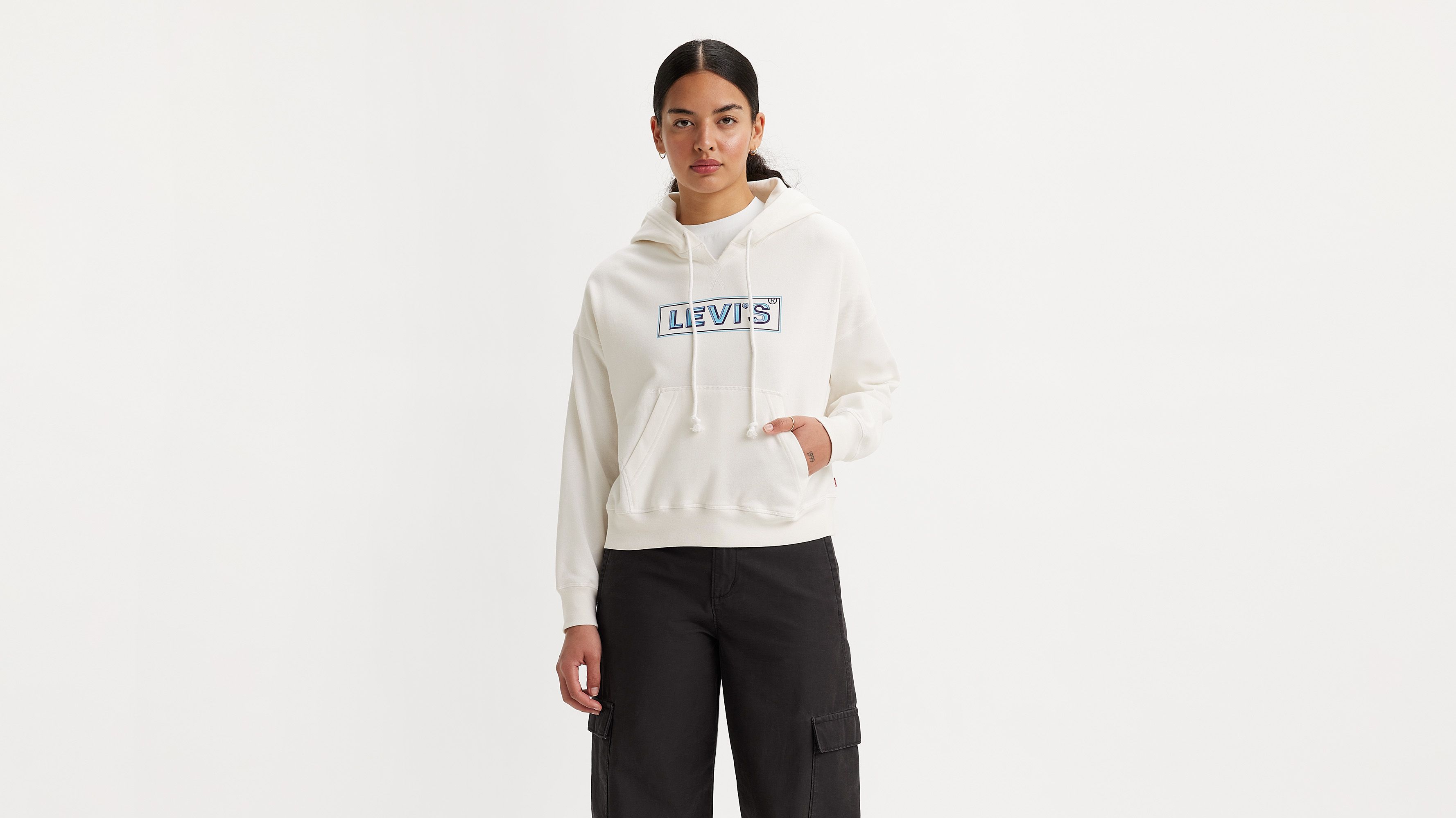 Graphic Authentic Hoodie - Cream | Levi's® NL