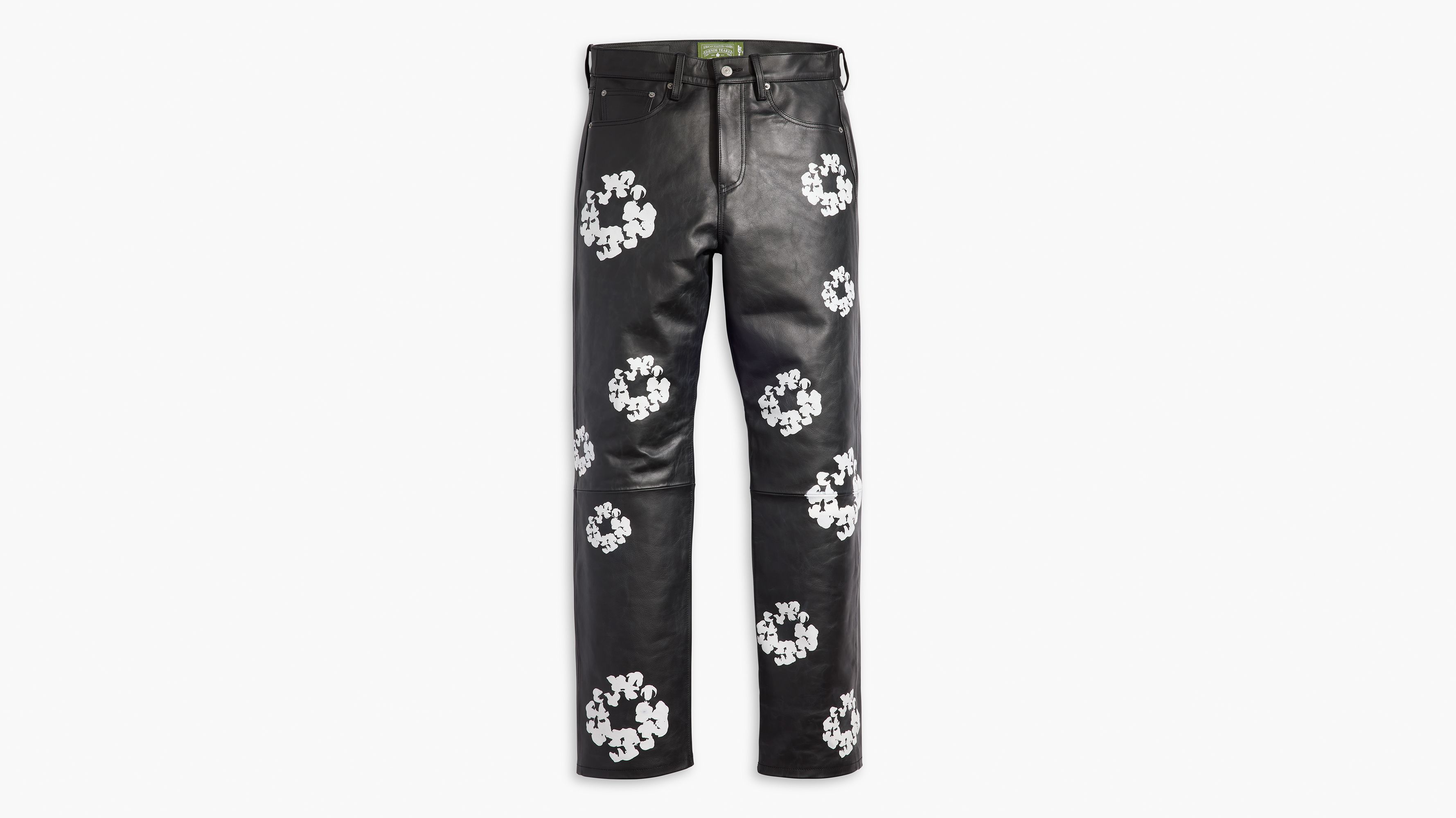 Levi's® X Denim Tears Leather Cotton Wreath Pants - Black | Levi's® CA