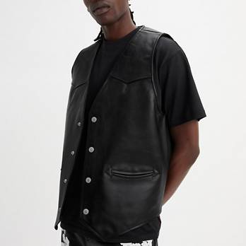 Levi's® X Denim Tears Tracy's King Tut Vest - Black | Levi's® US Levi's® X Denim Tears Tracy's King Tut Vest - Black | Levi's® US