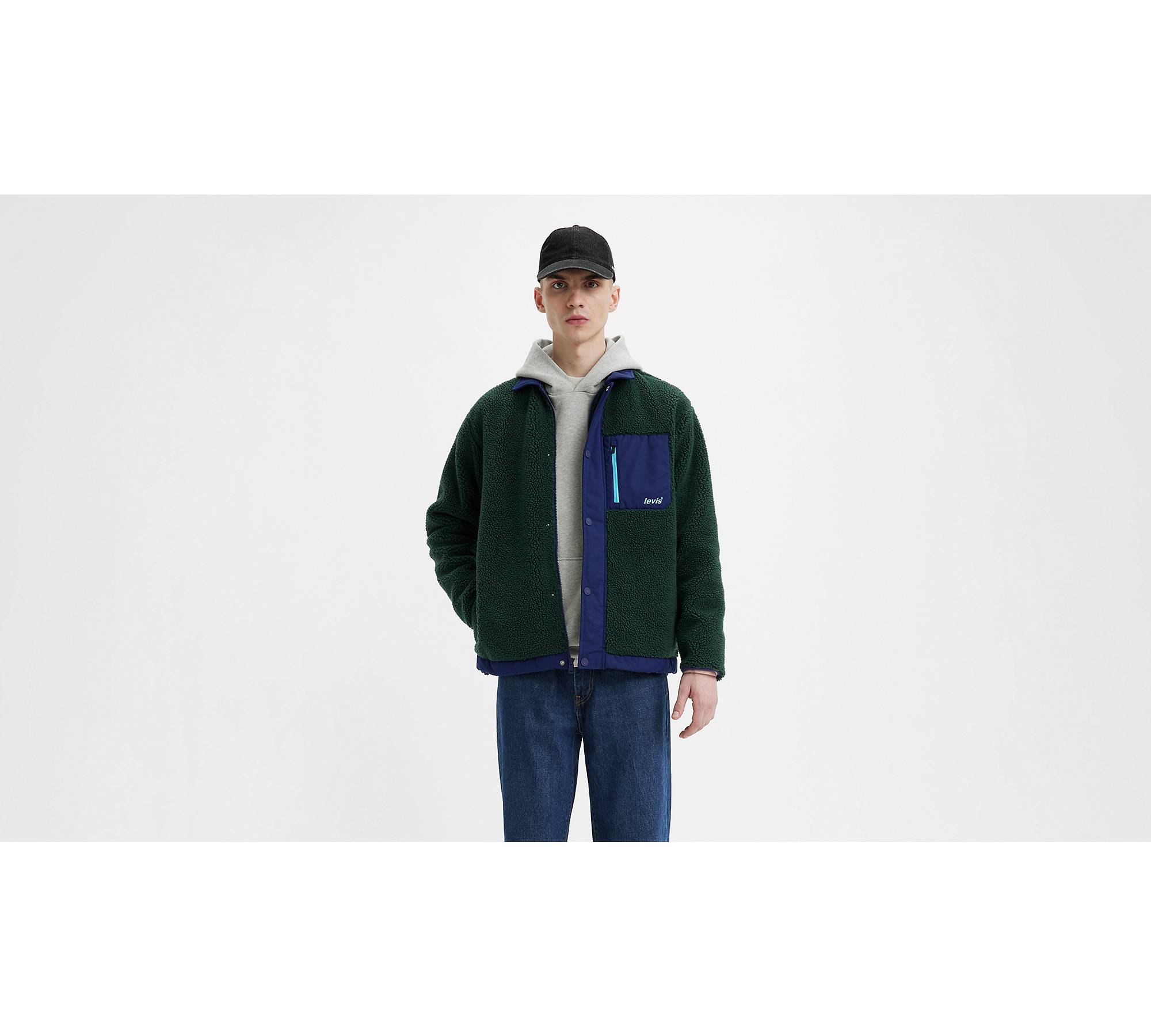 Buchanan Sherpa Jacket - Green | Levi's® US