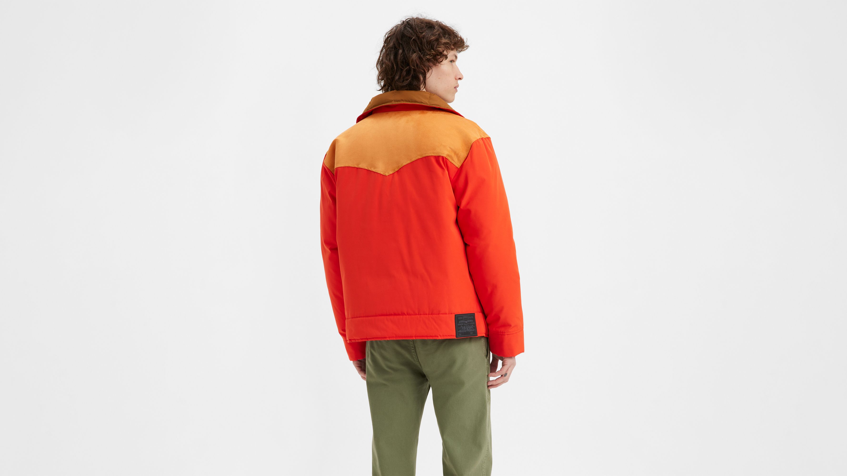 【直営・関税送料込】Anagram Puffer leath Webster Western Puffer Jacket - Brown | Levi's® US