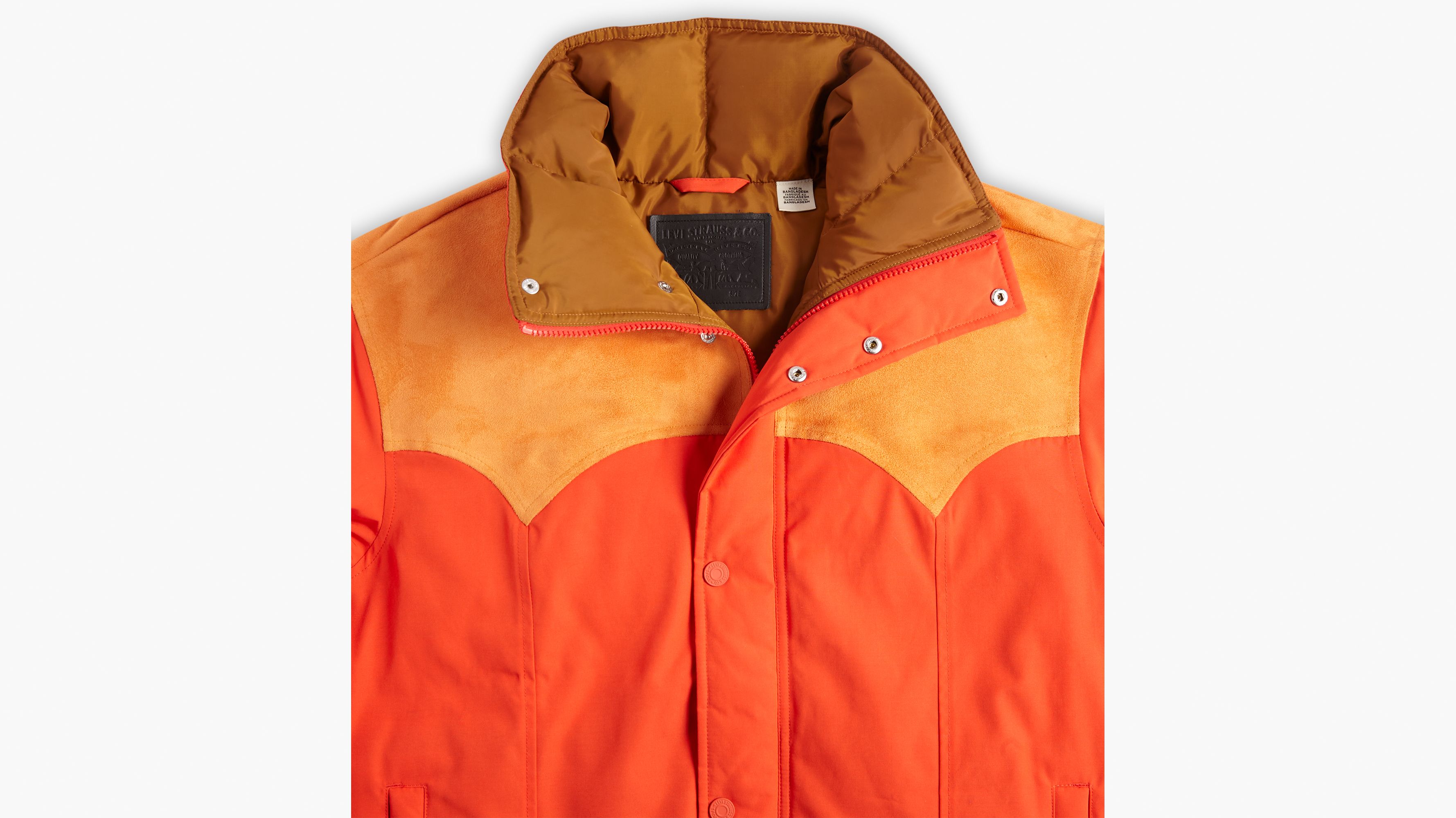 【直営・関税送料込】Anagram Puffer leath Webster Western Puffer Jacket - Multi-color | Levi's® US