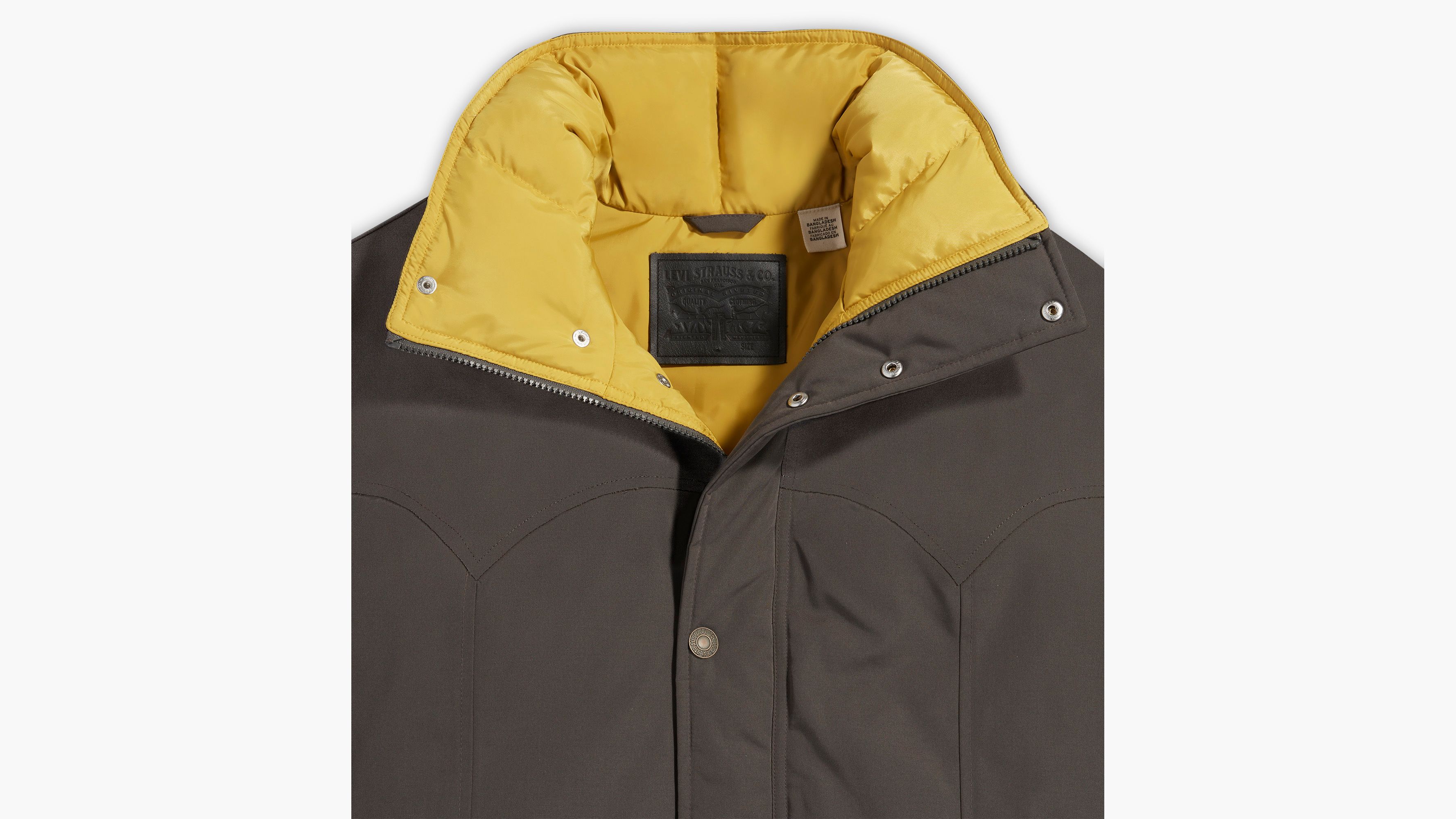 Webster Western Puffer Jacket - Grey | Levi's® US