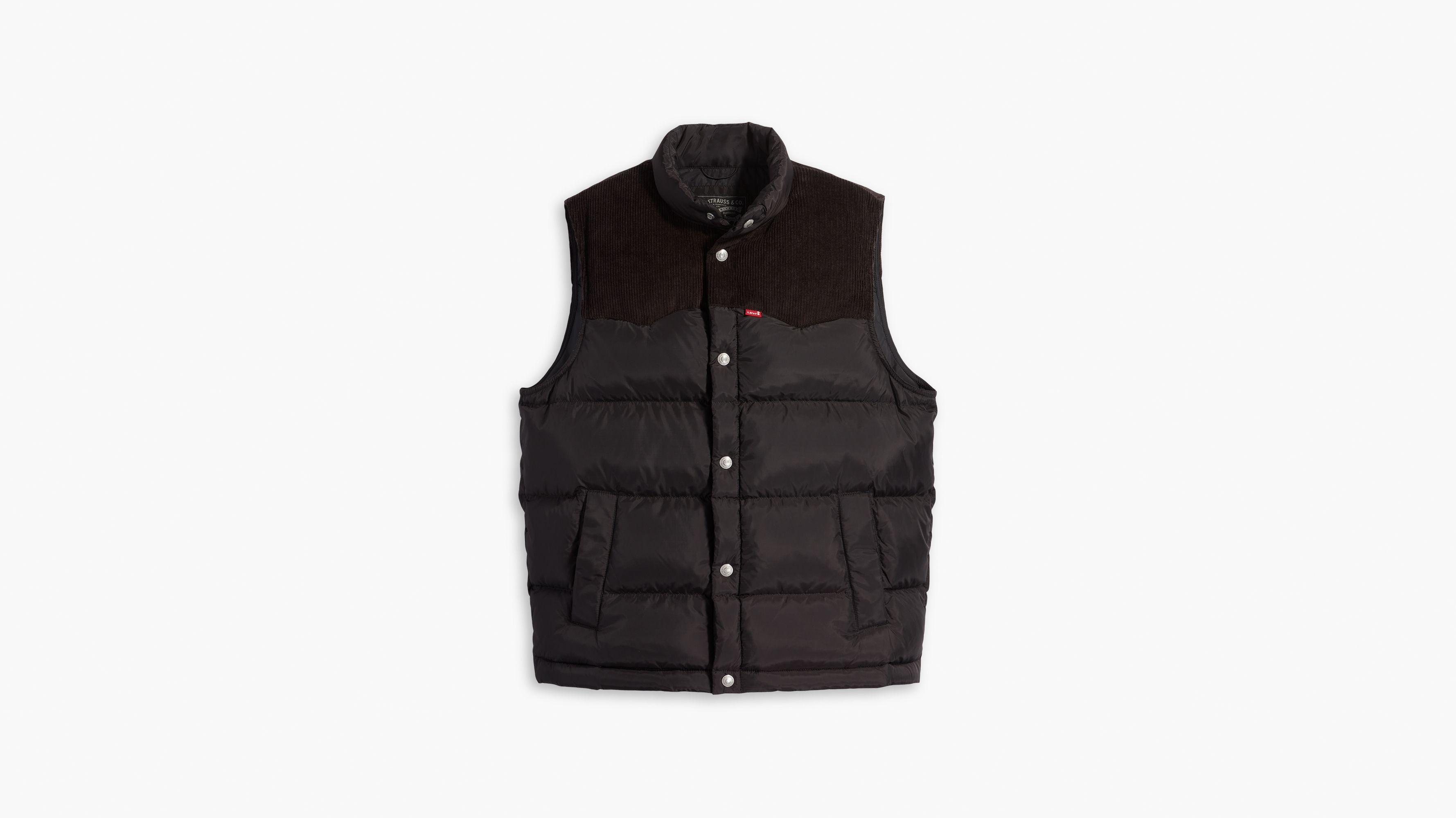 Western Super Puffer Vest - Blue