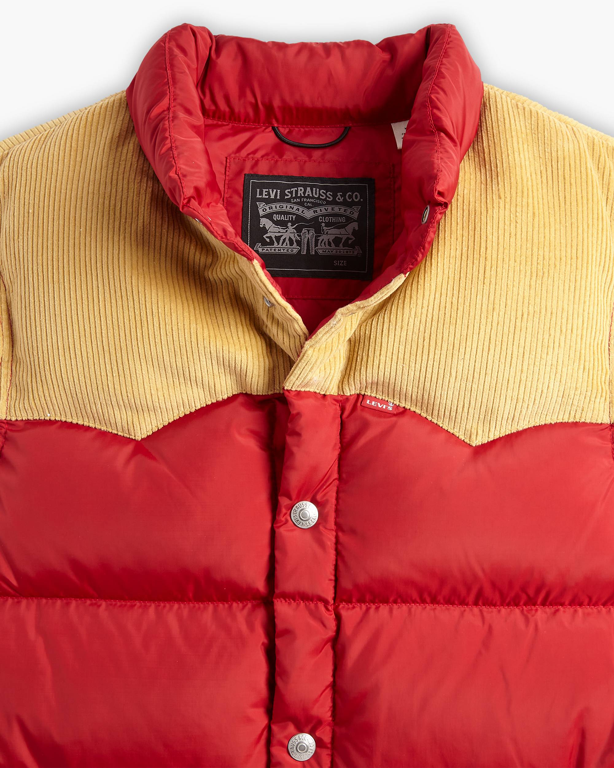 Western Super Puffer Vest - Red | Levi's® XK Western Super Puffer Vest - Red | Levi's® XK