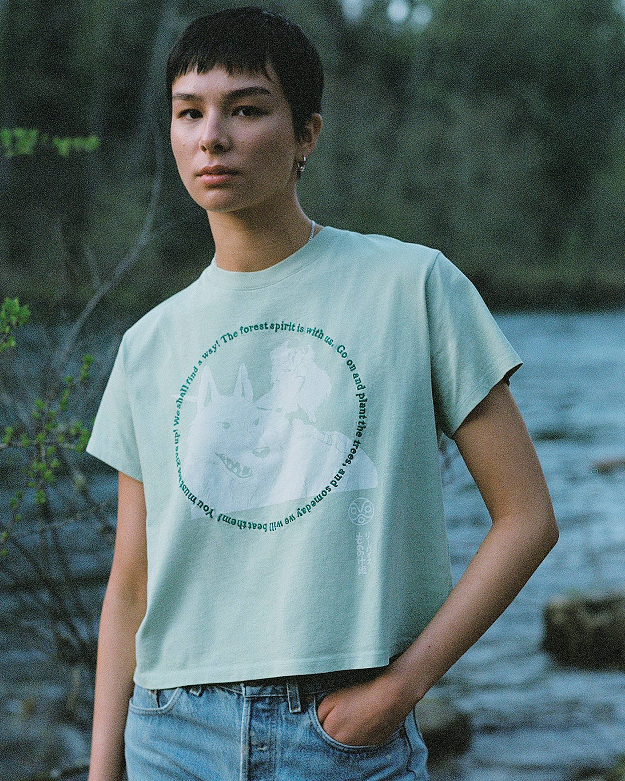 Levi's® X Princess Mononoke Women's San & Wolf Graphic Tee Levi's® X Princess Mononoke Women's San & Wolf Graphic Tee