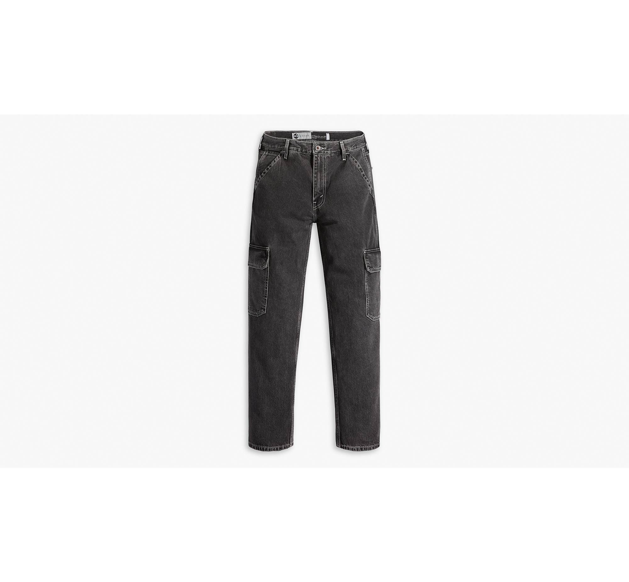 Levi's® Silvertab™ Loose Cargo Jeans - Black | Levi's® KZ