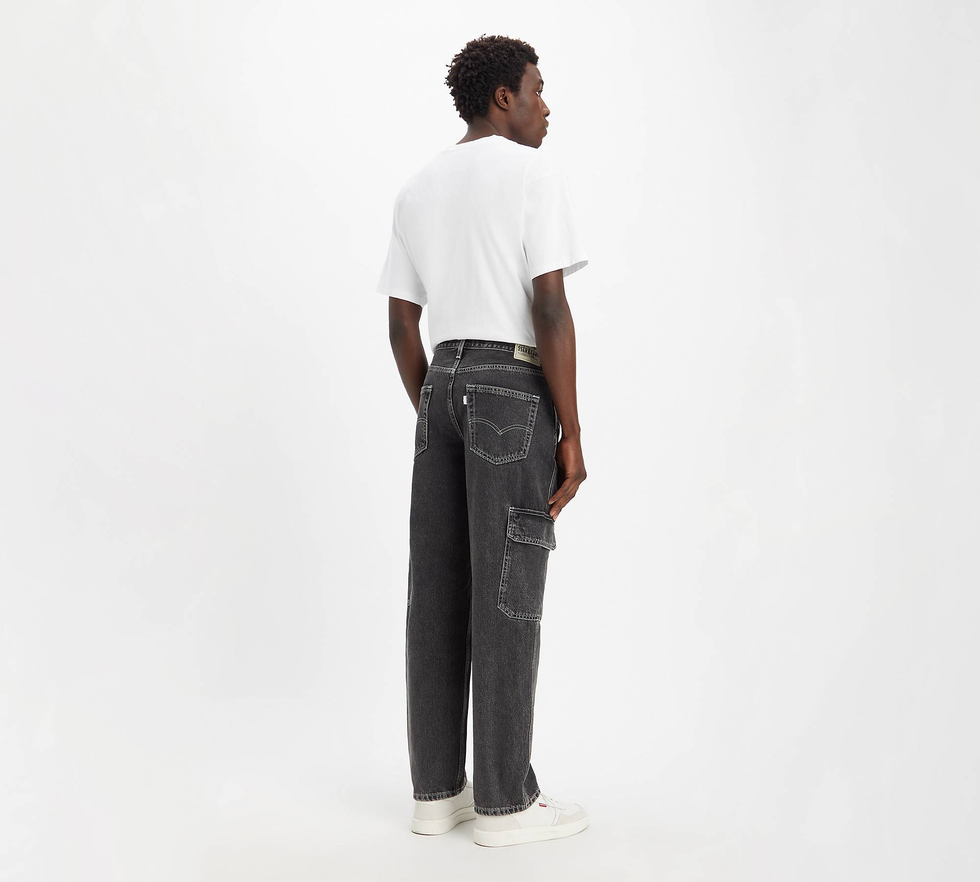 Silvertab™ Loose Cargo Men's Jeans - Black | Levi's® US
