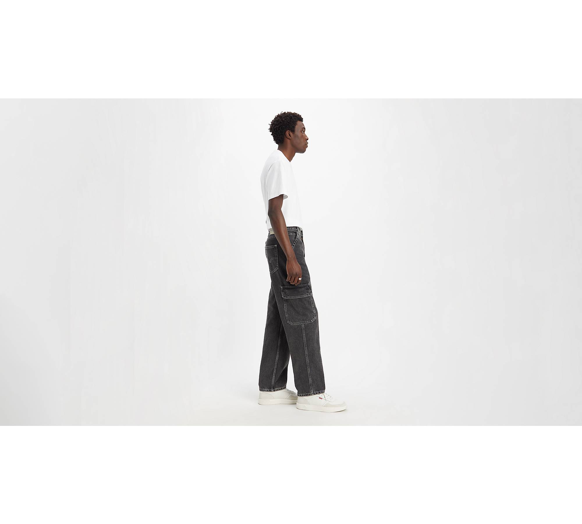 Silvertab™ Loose Cargo Men's Jeans - Black | Levi's® US