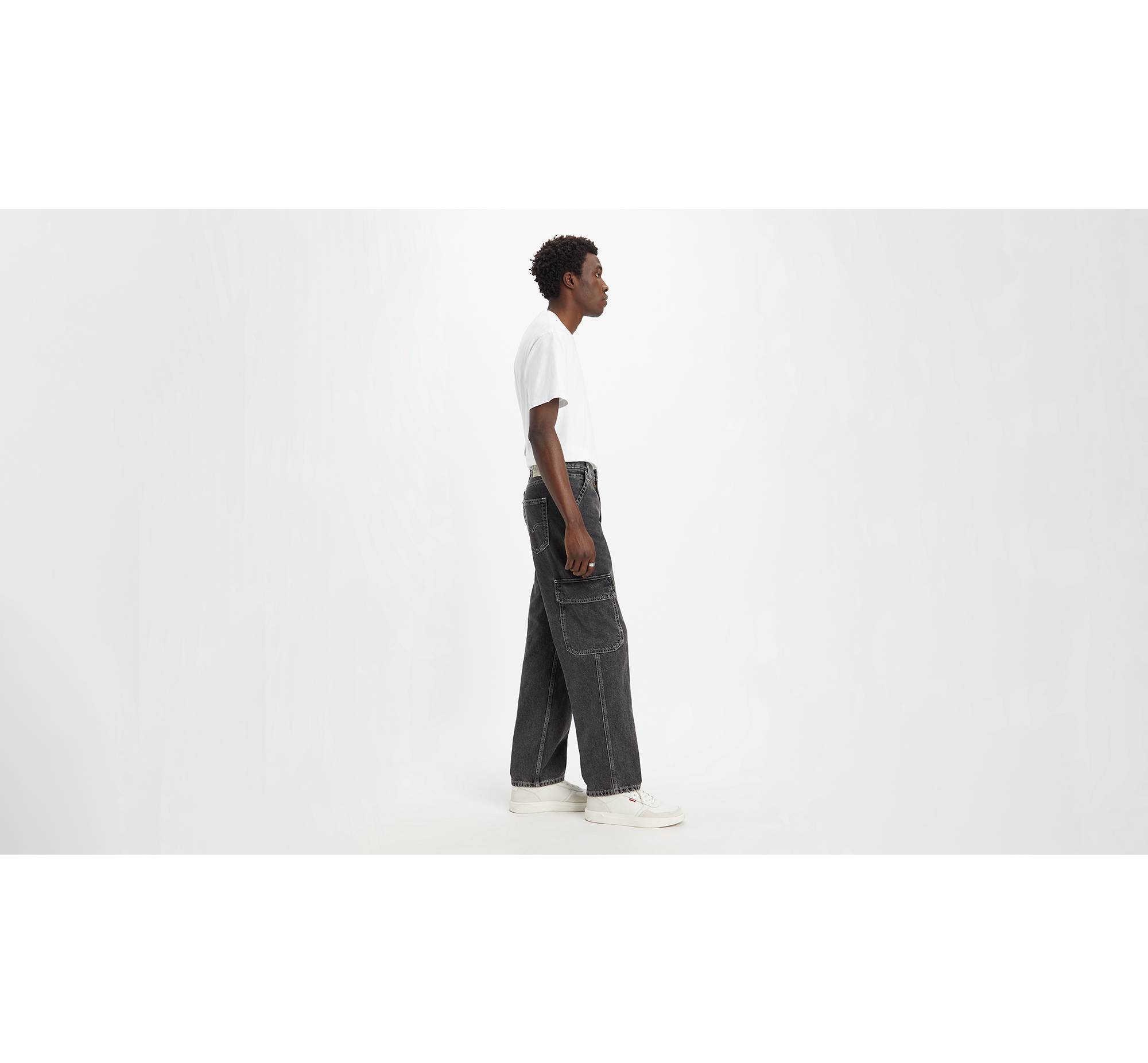 Levi's® Silvertab™ Loose Cargo Jeans - Black | Levi's® KZ