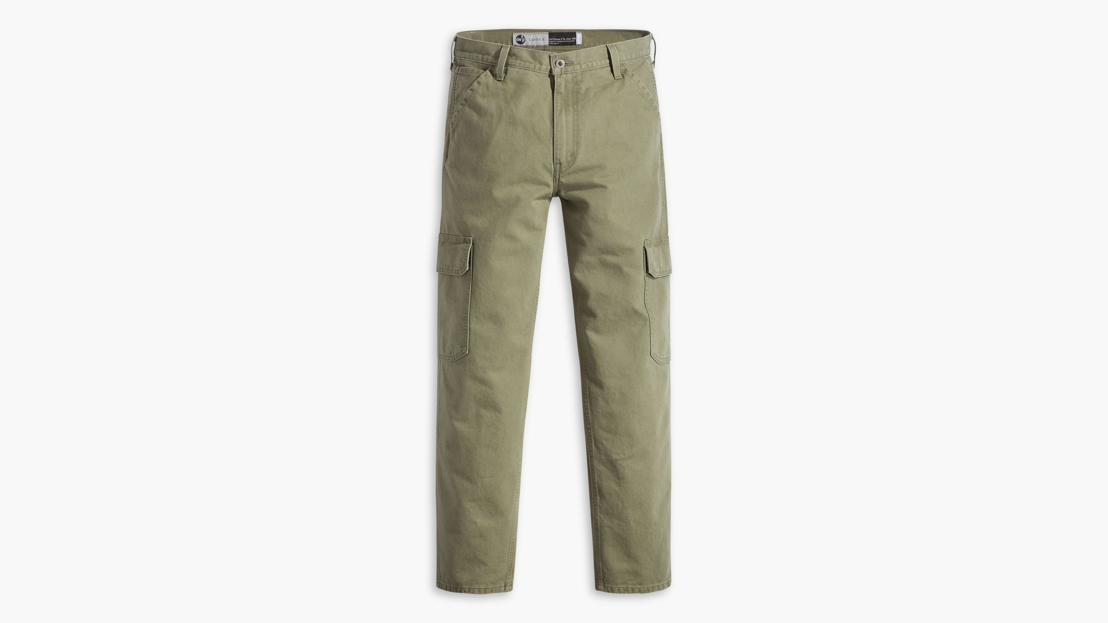 Silvertab™ Loose Cargo Men's Jeans - Green | Levi's® US